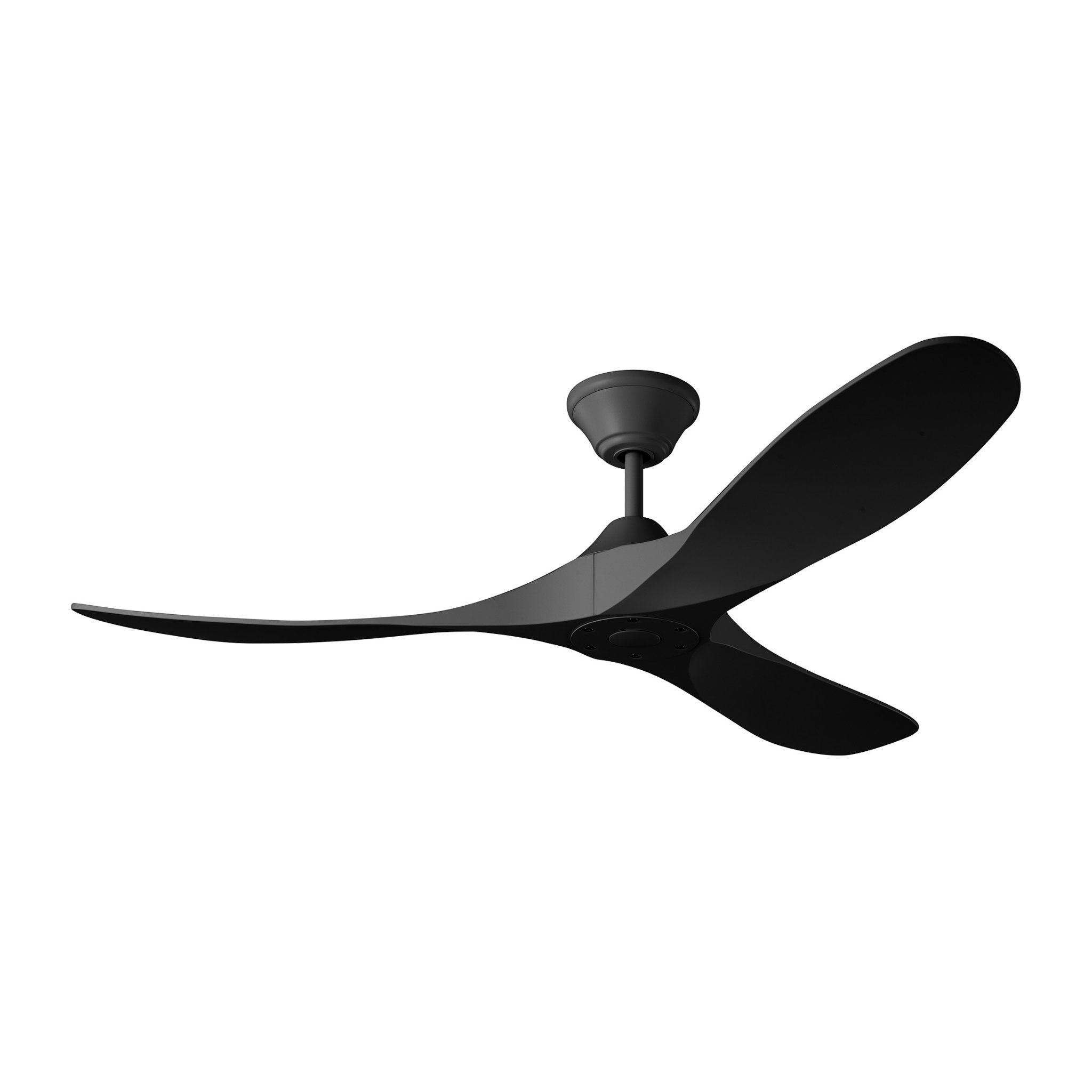 Maverick 52" Ceiling Fan  in Midnight Black  w/ Midnight Black Blade D:52'' H:12''