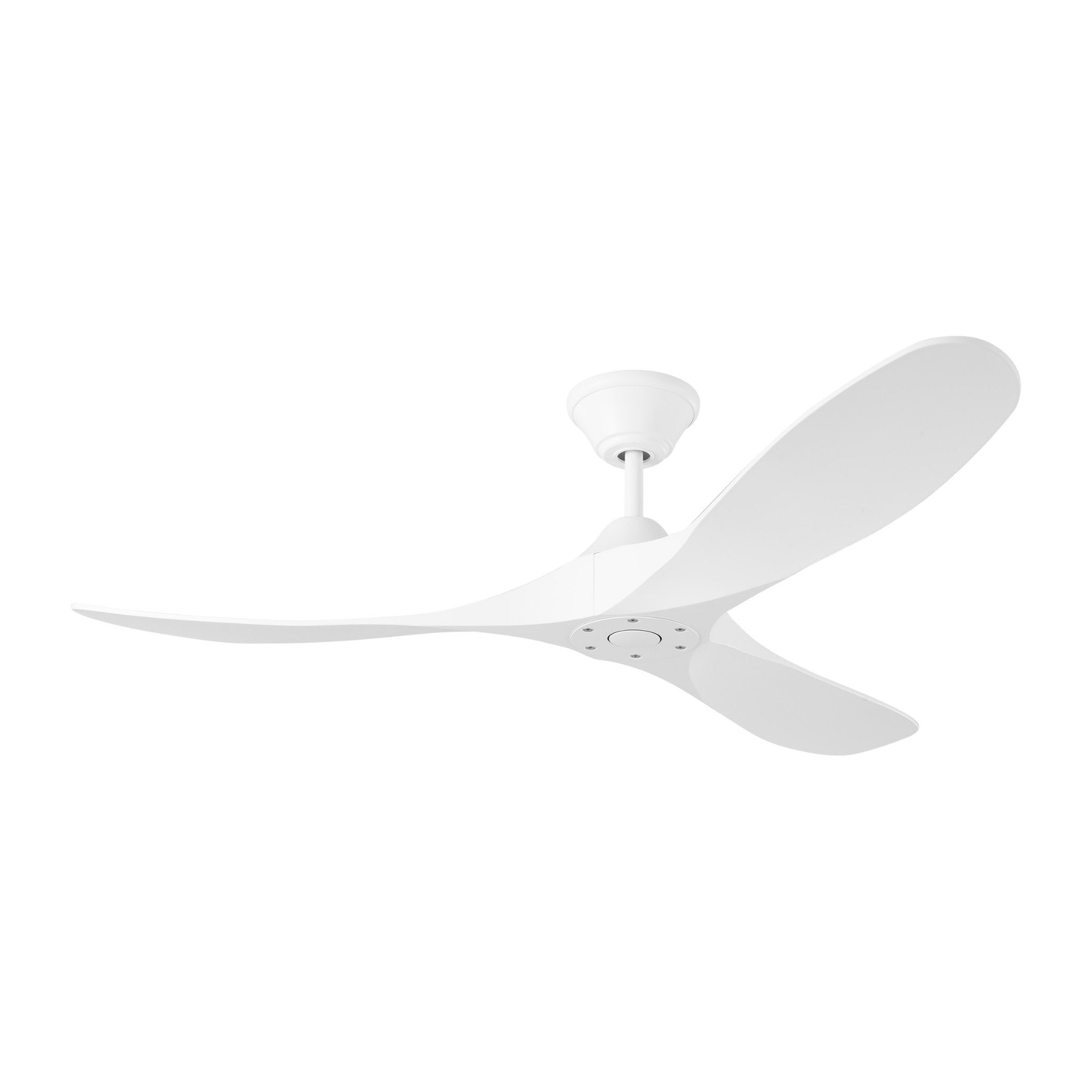 Maverick 52" Ceiling Fan  in Matte White  w/ Matte White Blade D:52'' H:12''