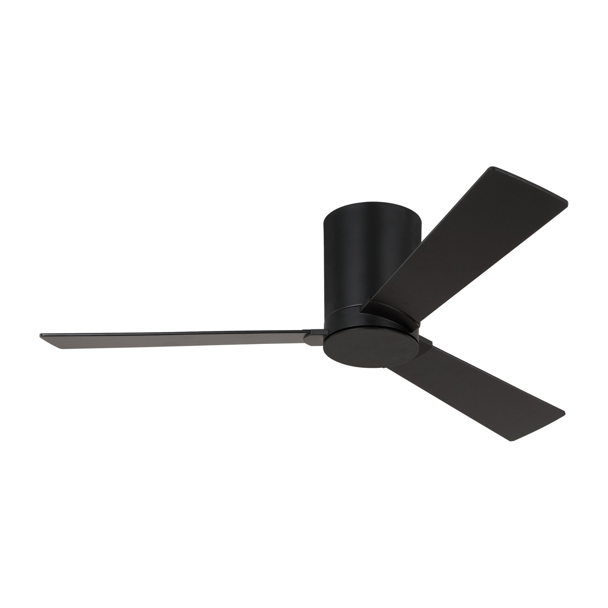 Rozzen 44" Ceiling Fan  in Midnight Black  w/ Midnight Black/American Walnut reversible blades Blade D:44'' H:9 5/16''