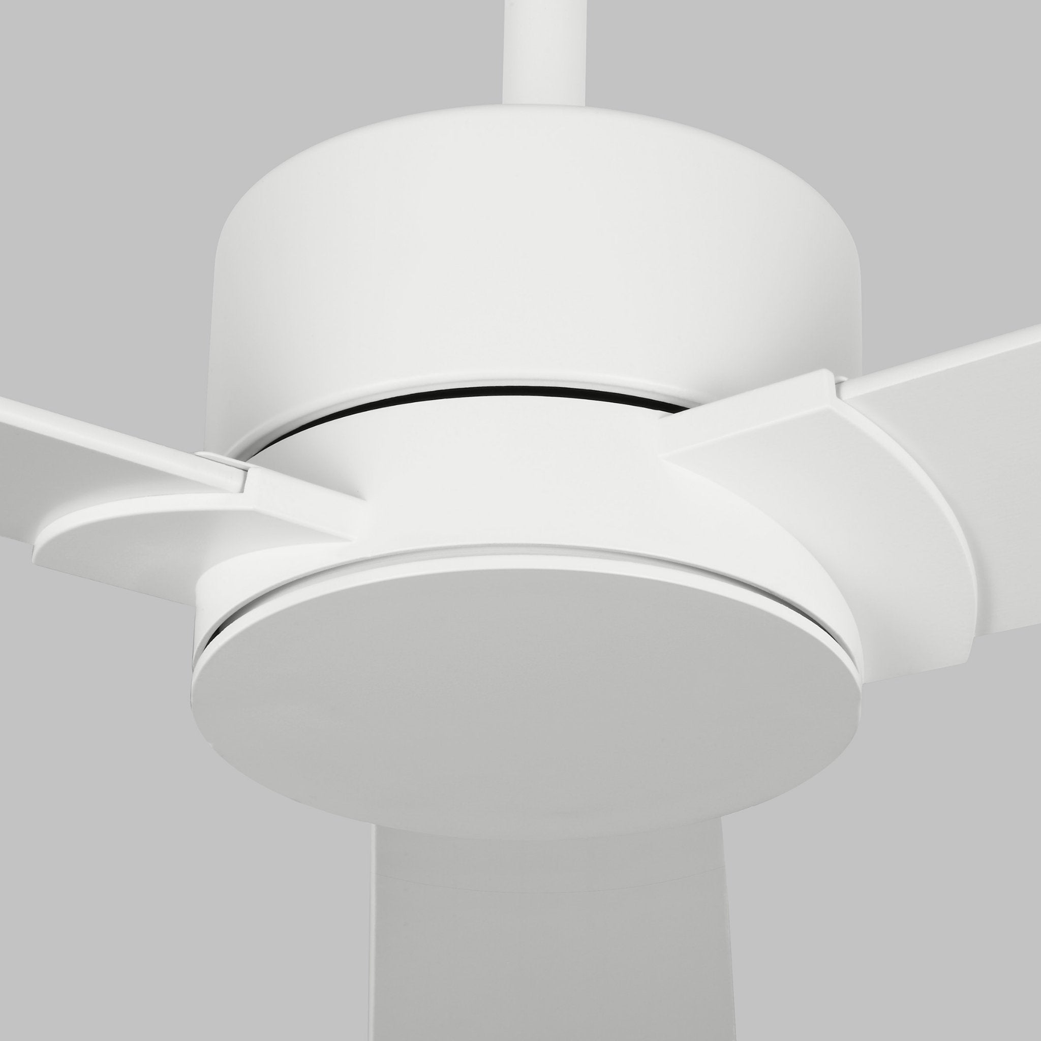 Rozzen 44" Ceiling Fan  in Matte White  w/ Matte White Blade D:44'' H:12 19/32''