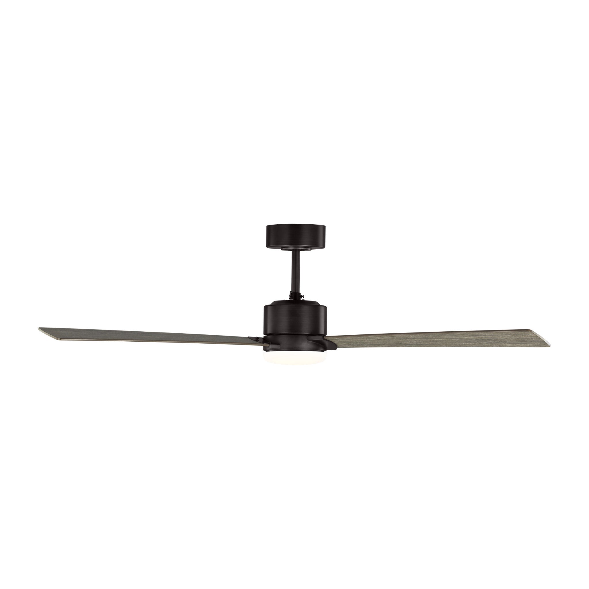 Rozzen 52" Ceiling Fan  in Aged Pewter  w/ Light Grey Weathered Oak Blade D:52'' H:12 19/32''