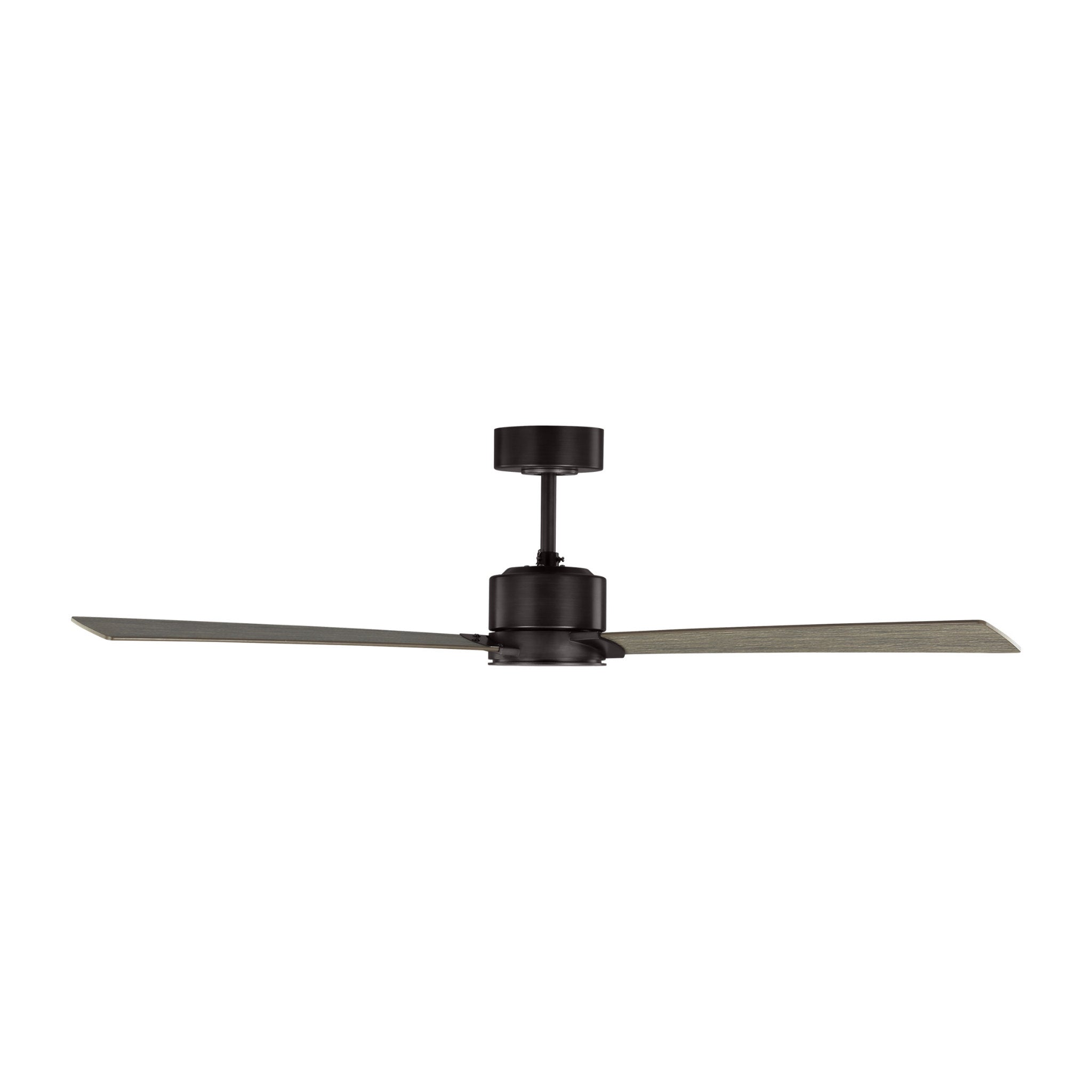Rozzen 52" Ceiling Fan  in Aged Pewter  w/ Light Grey Weathered Oak Blade D:52'' H:12 19/32''