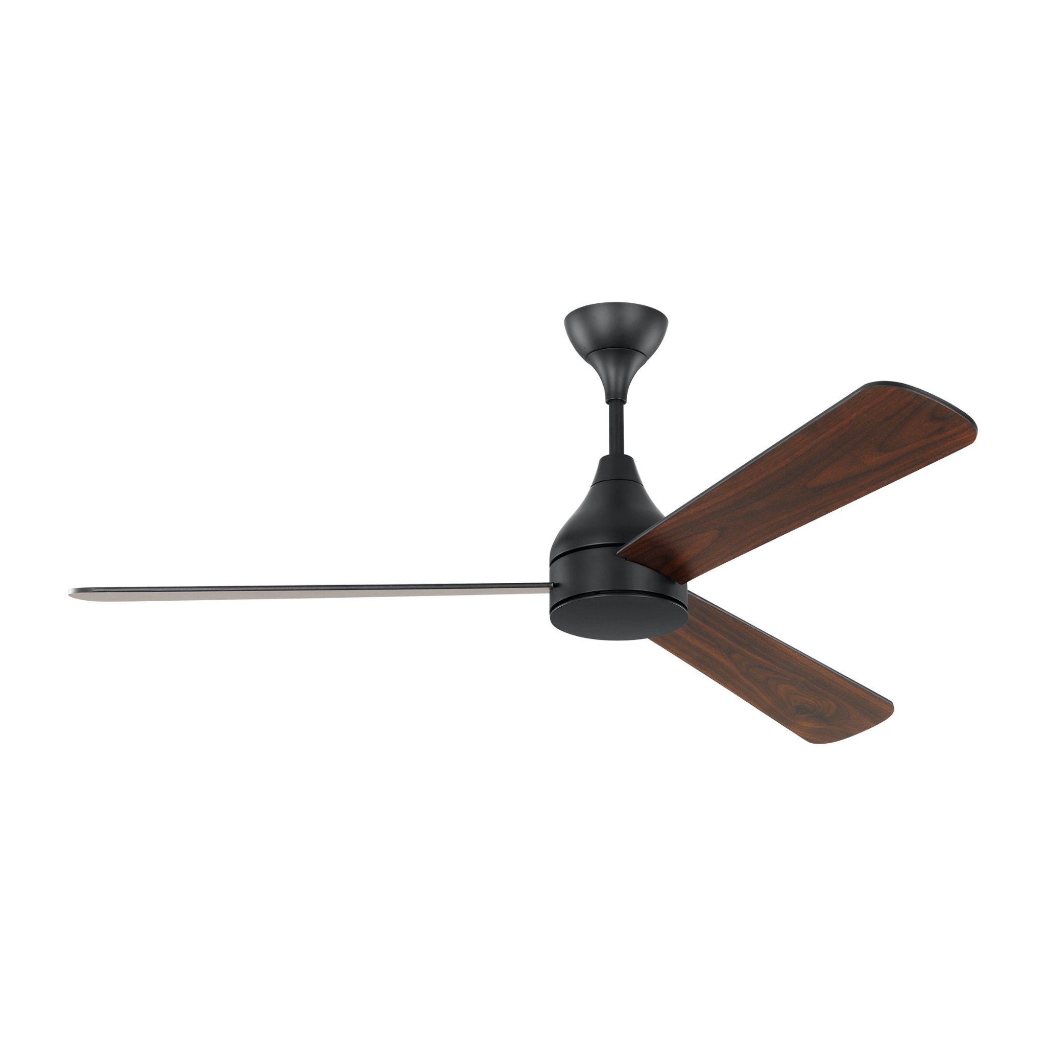 Barbara Barry Streaming 60" LED Ceiling Fan  in Midnight Black  w/ Midnight Black Blade D:60'' H:17 29/32''
