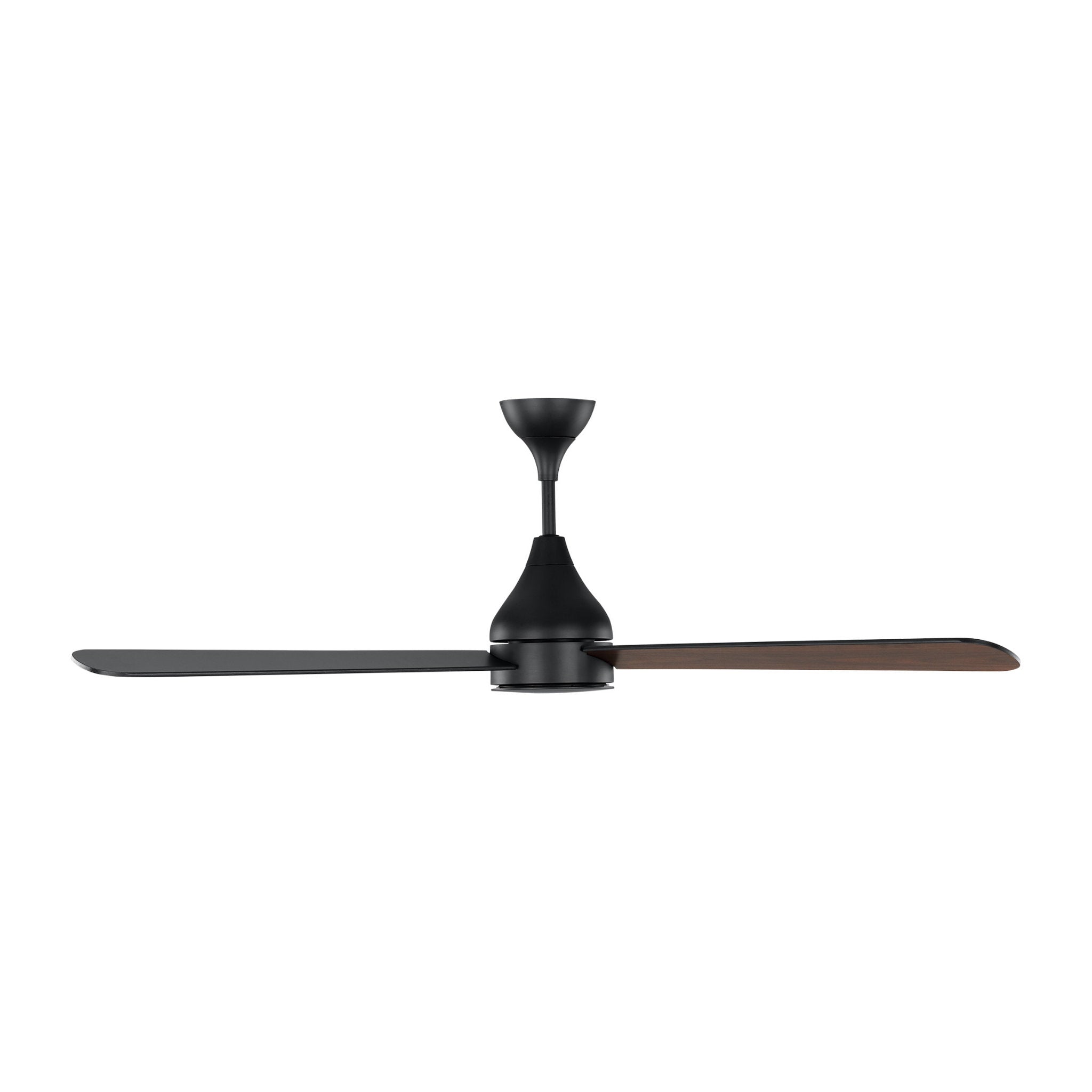 Barbara Barry Streaming 60" LED Ceiling Fan  in Midnight Black  w/ Midnight Black Blade D:60'' H:17 29/32''