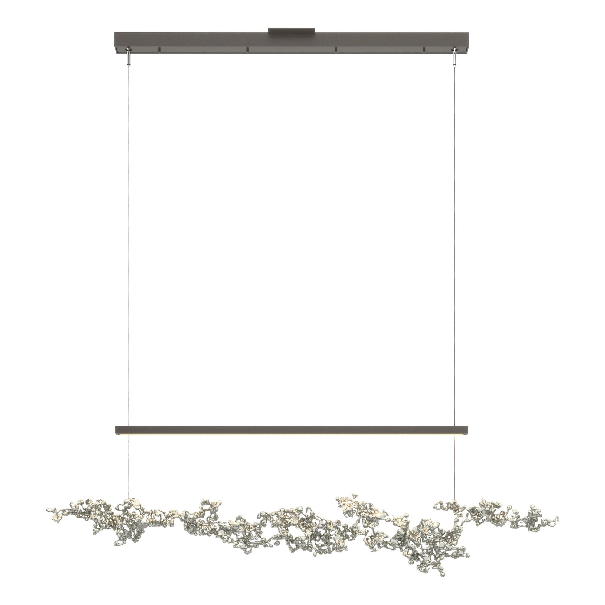 Coral LED Pendant Sterling Accent LED in Dark Smoke