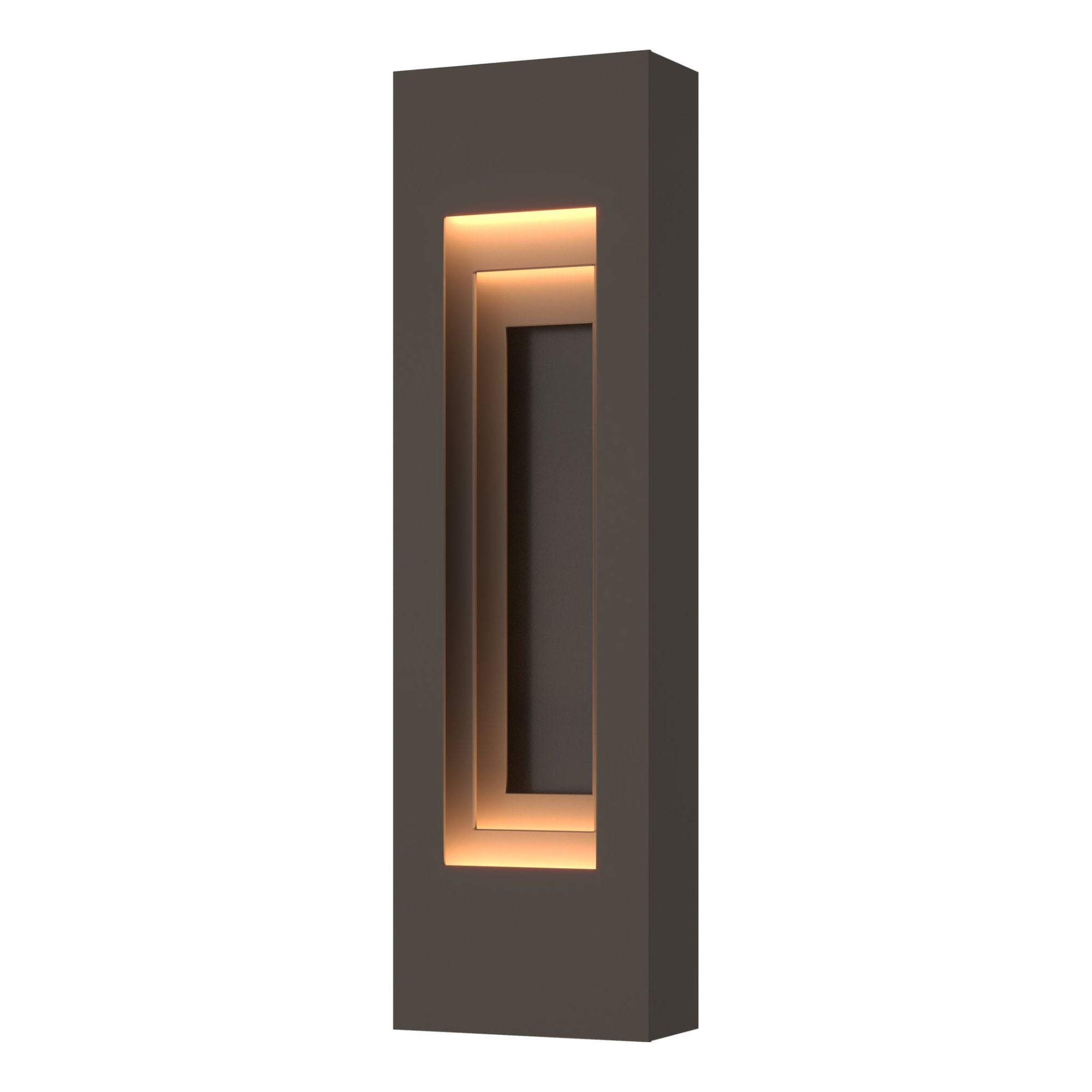 Procession Small Outdoor Sconce 2-Light Coastal Oil Rubbed Bronze Accent in Coastal Dark Smoke