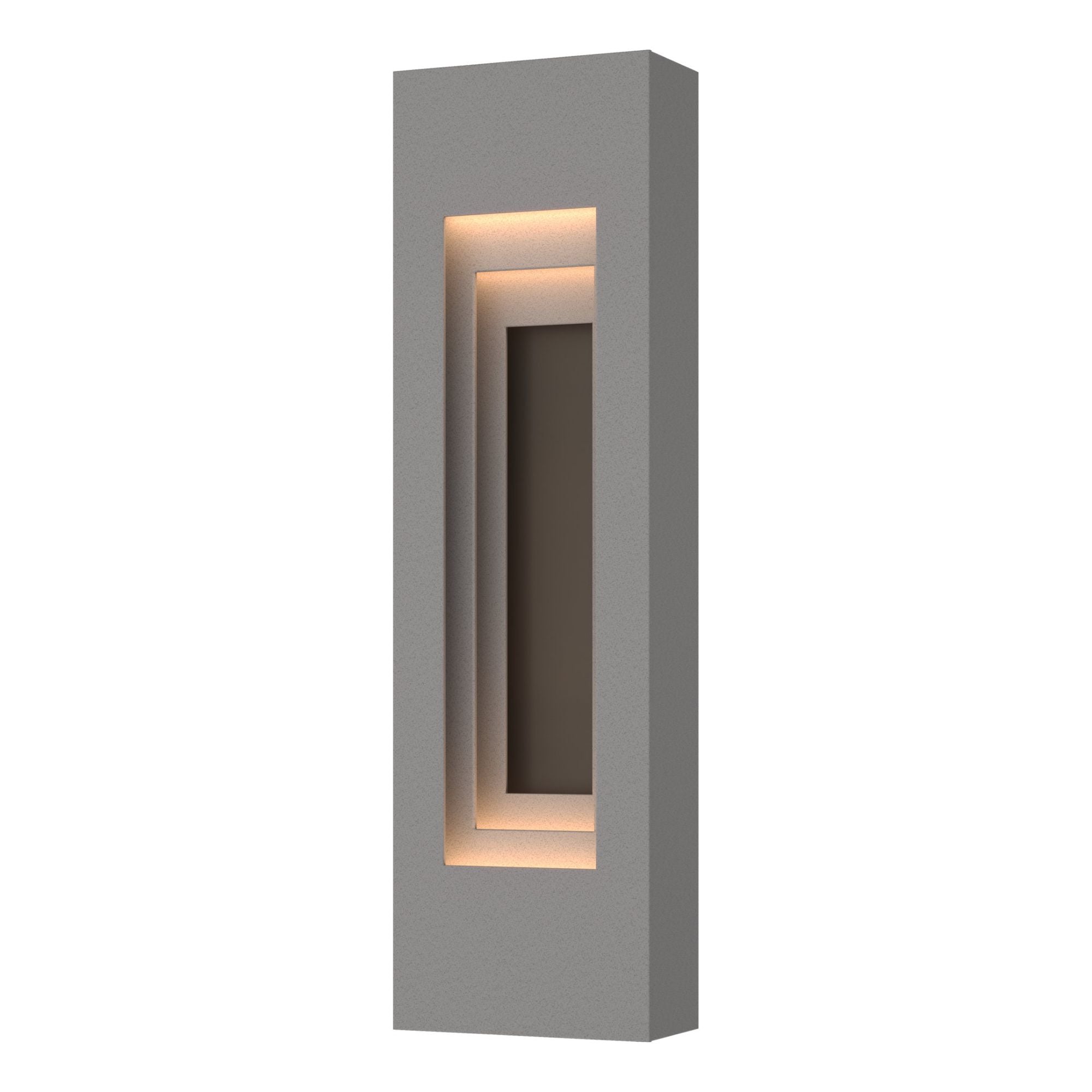 Procession Small Outdoor Sconce 2-Light Coastal Dark Smoke Accent in Coastal Burnished Steel