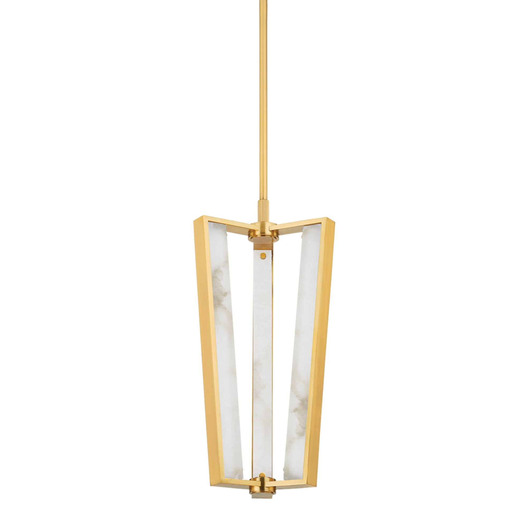 Edgemere 3-Light Pendant in  Aged Brass 11L x 11W x 22.5H