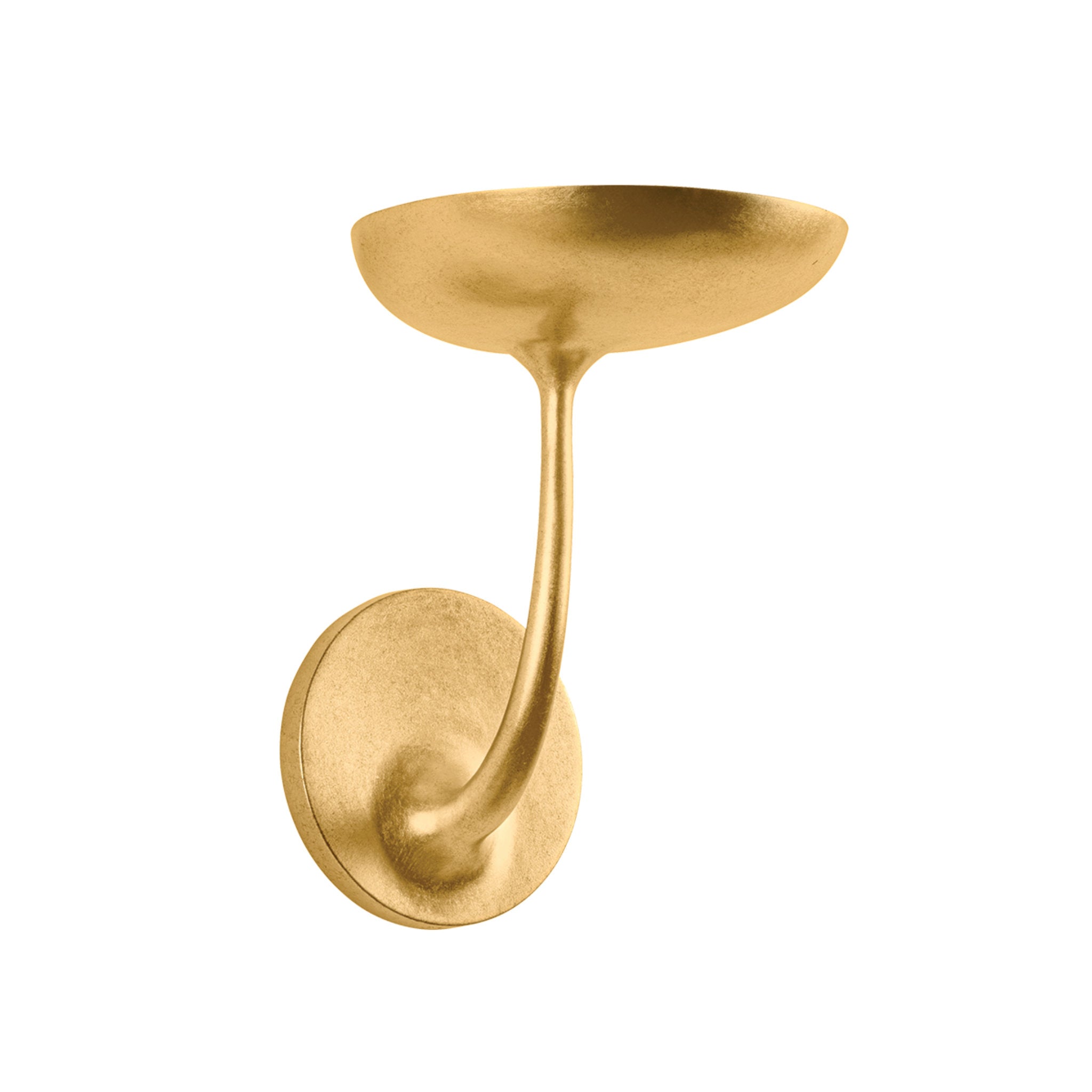 Taormina 1-Light Wall Sconce in Vintage Gold Leaf 7W x 9.25H