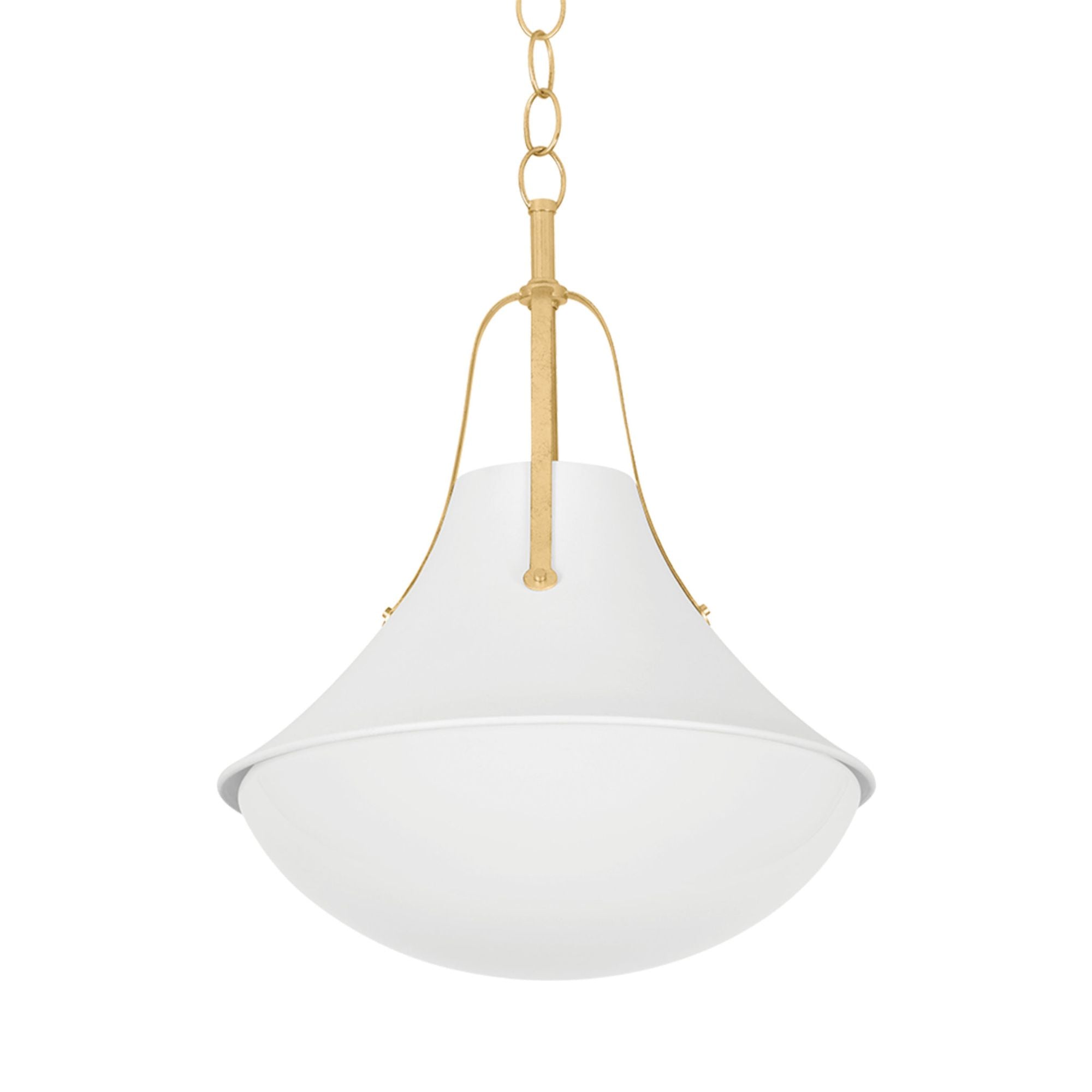 Coventry 1-Light Pendant in Vintage Gold Leaf 20W x 26H