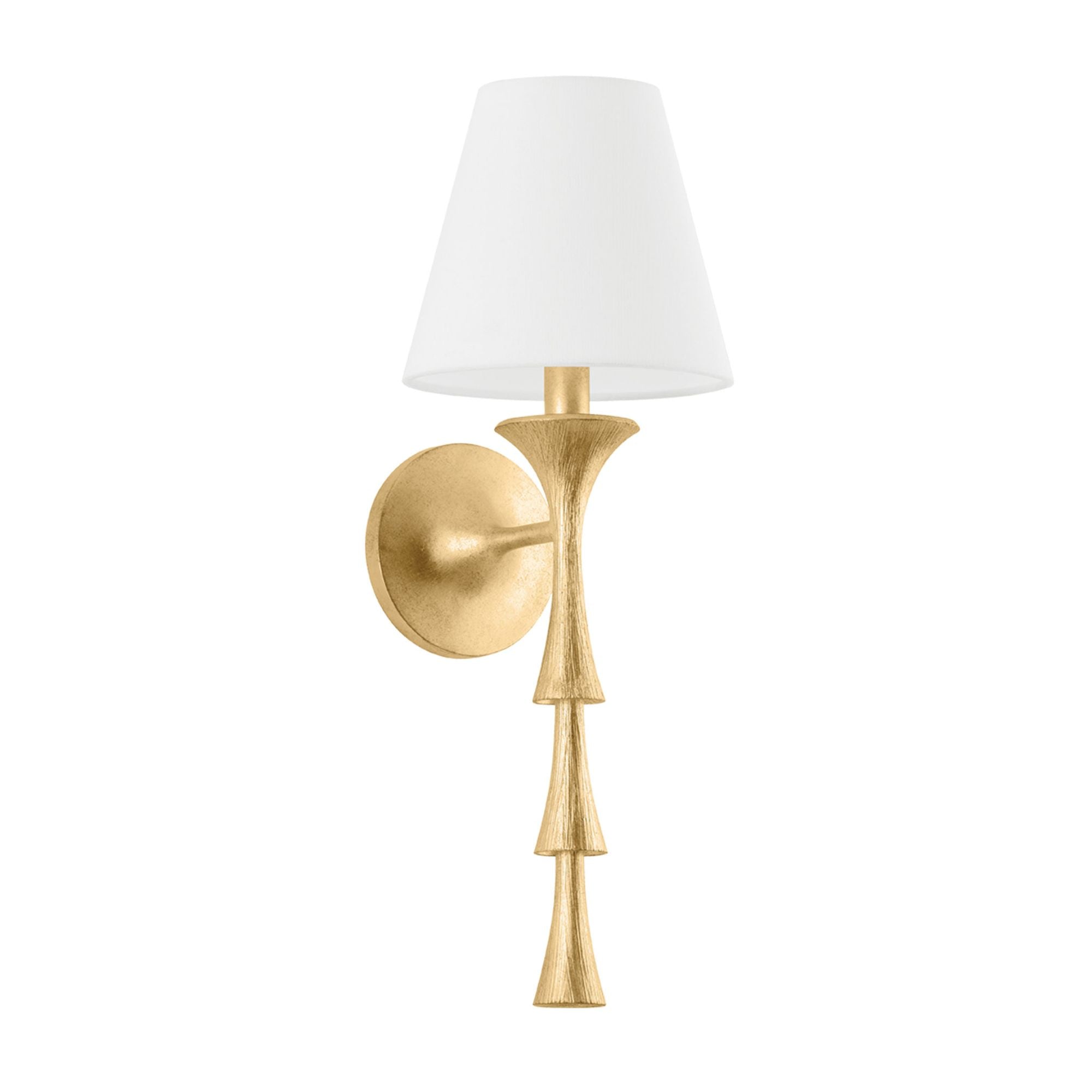 Vails Gate 1-Light Wall Sconce in Vintage Gold Leaf 7W x 20.5H