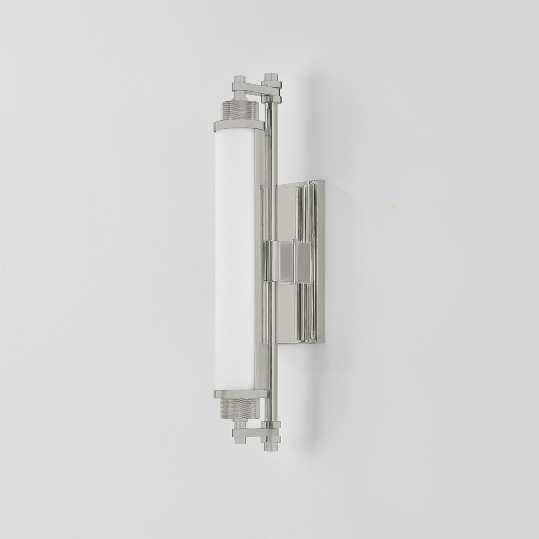 Plandome 1-Light Bath and Vanity in Polished Nickel 4.25W x 18H