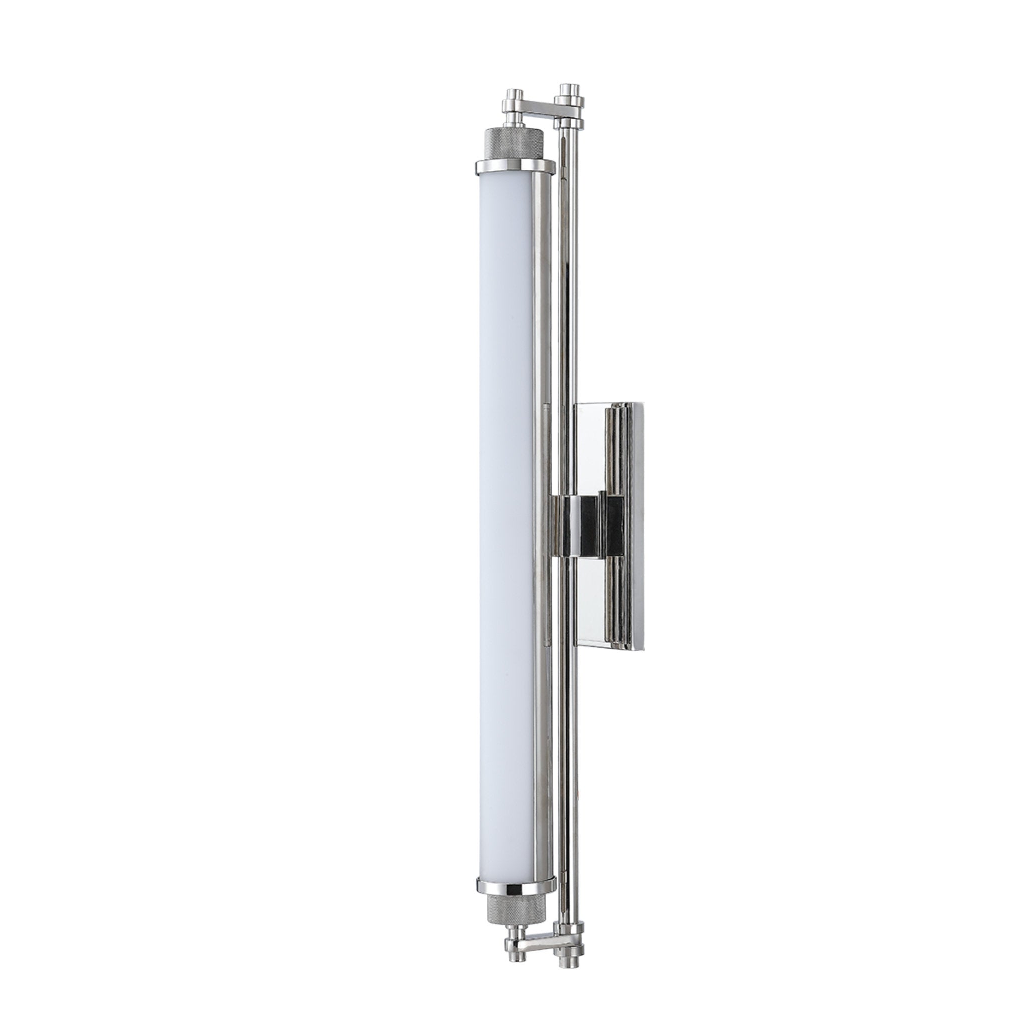 Plandome 1-Light Bath and Vanity in Polished Nickel 4.25W x 28H