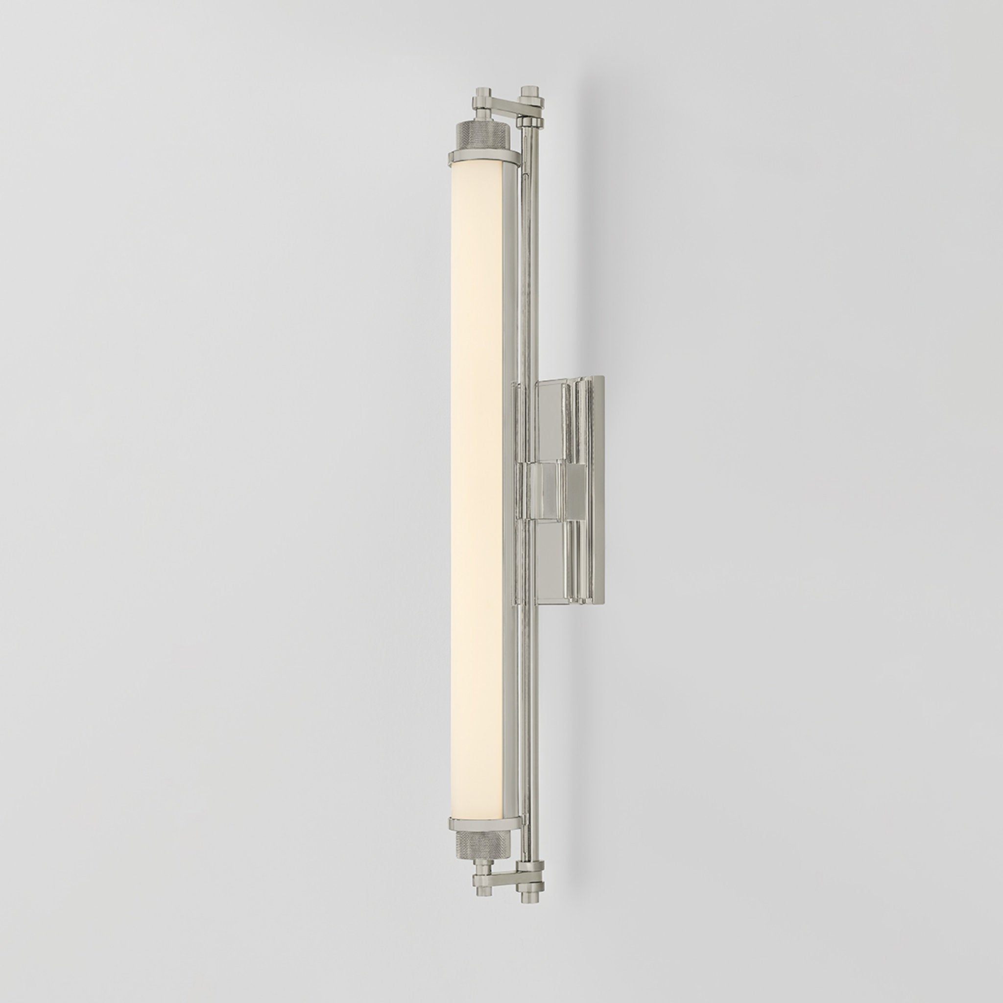 Plandome 1-Light Bath and Vanity in Polished Nickel 4.25W x 28H