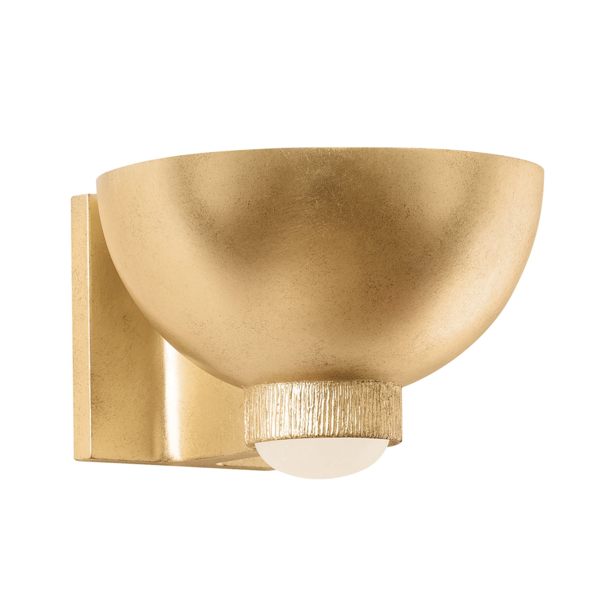 Fairview 1-Light Wall Sconce in Vintage Gold Leaf 8.75W x 5.75H