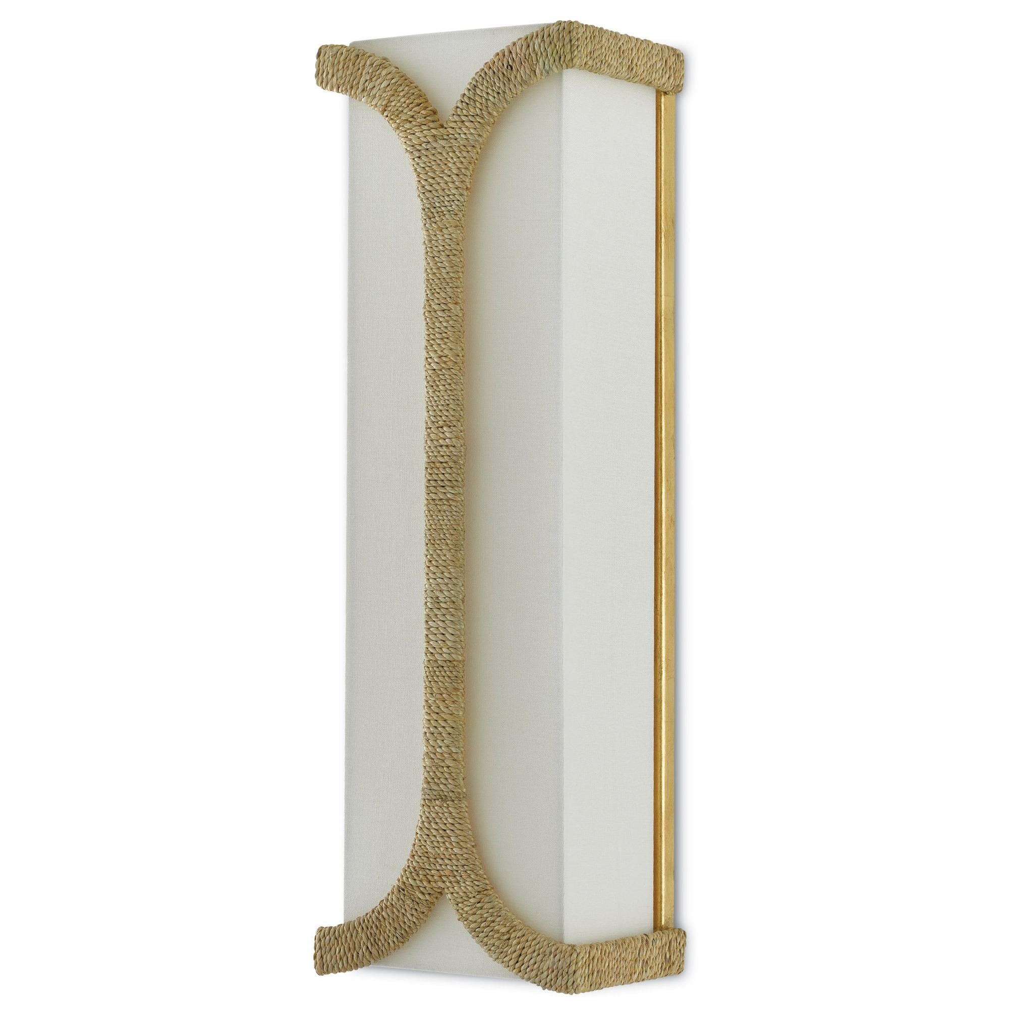 Carthay Natural Wall Sconce - Natural/Dark Contemporary Gold Leaf