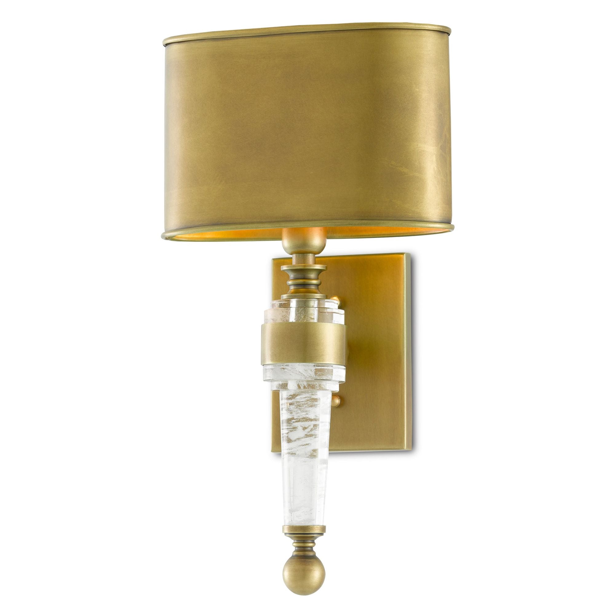 Lindau Brass Wall Sconce - Antique Brass