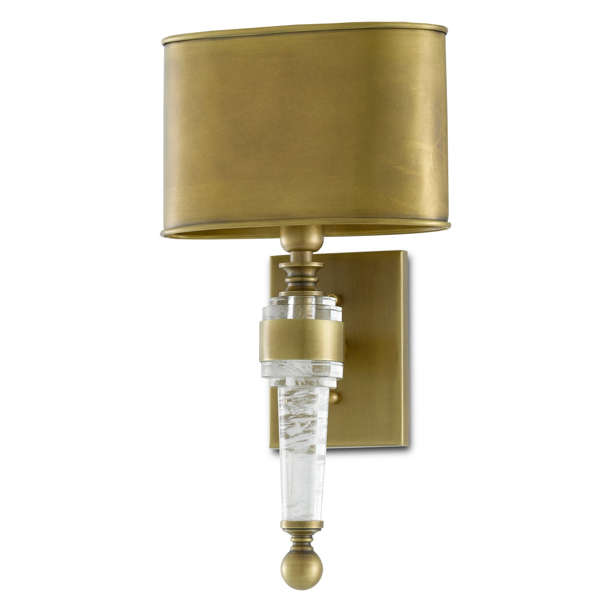Lindau Brass Wall Sconce - Antique Brass