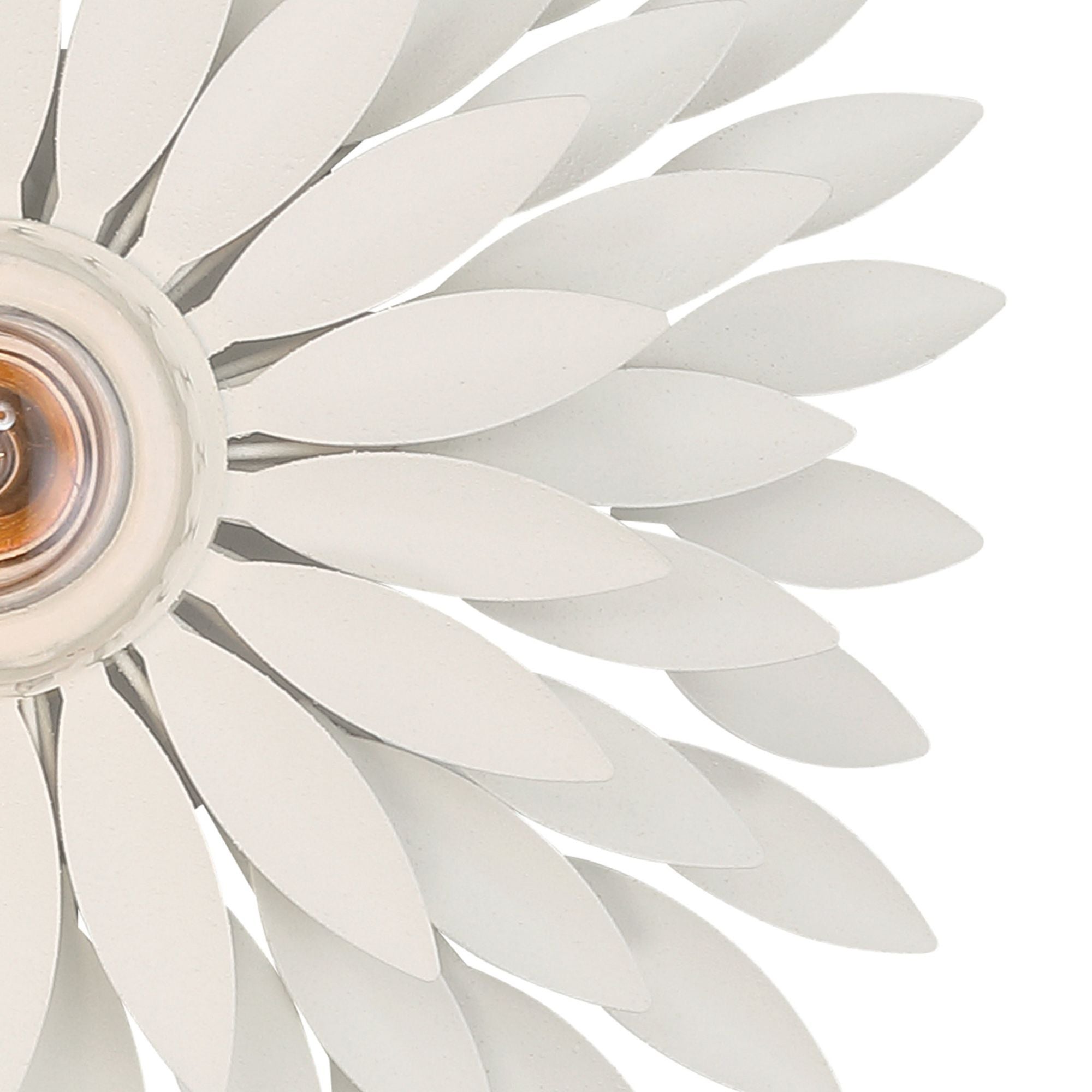 Broche 1 Light Matte White Sconce 11"W x 11"H x 3.5"D