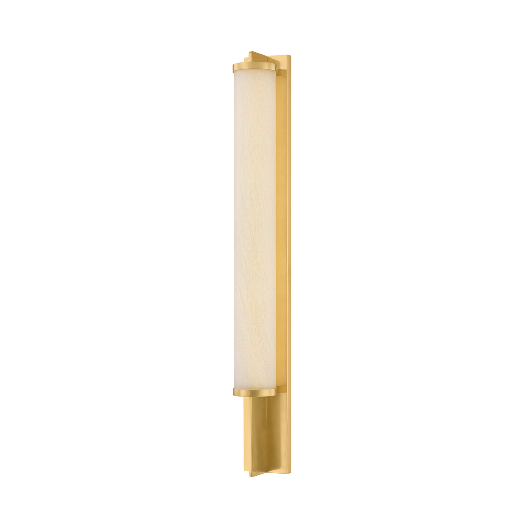 Northfield 1-Light Wall Sconce in Aged Brass 2.75W x 23.5H