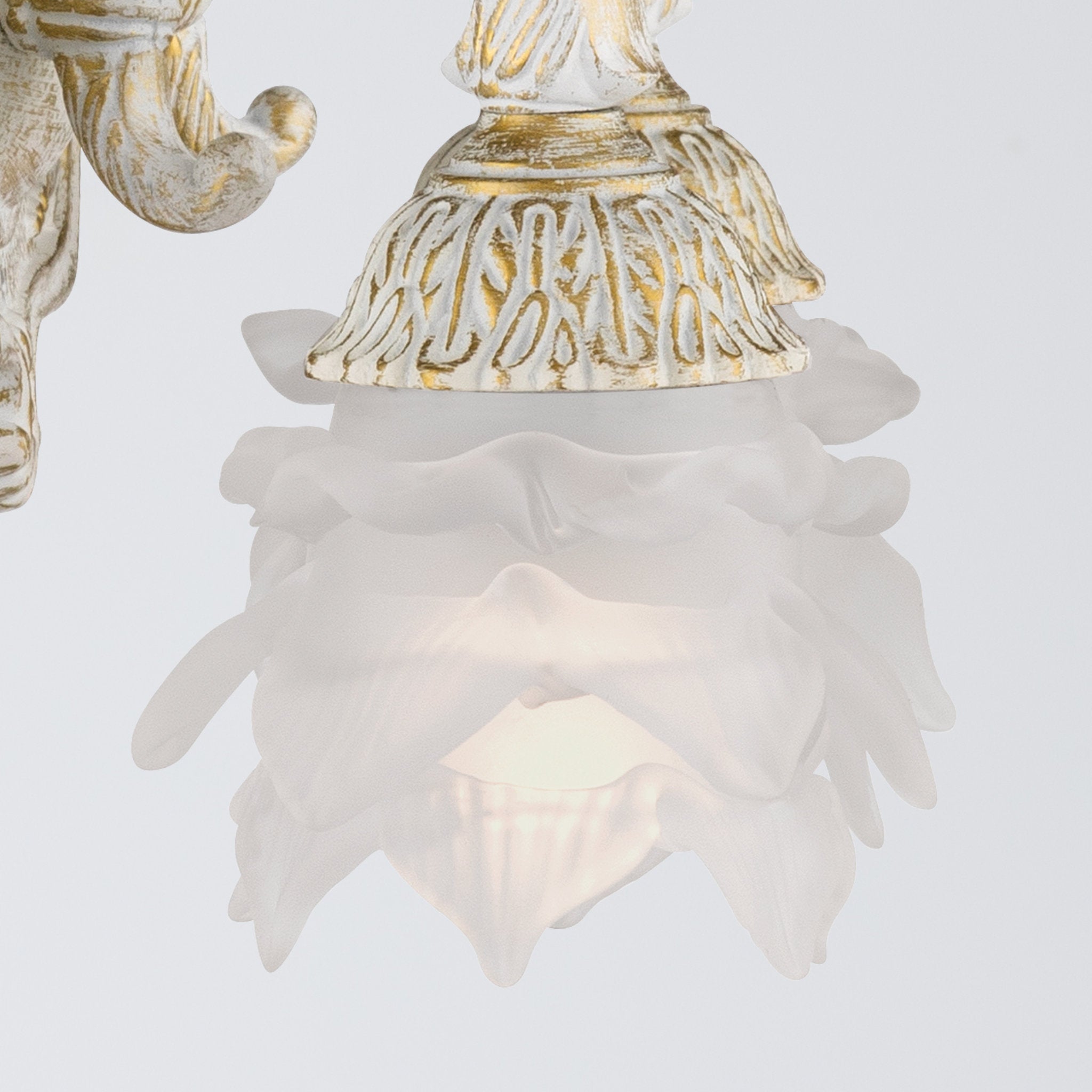 Mayfield 11.5'' Antique White Sconce White 11.5"W x 8"H x 5.5"D