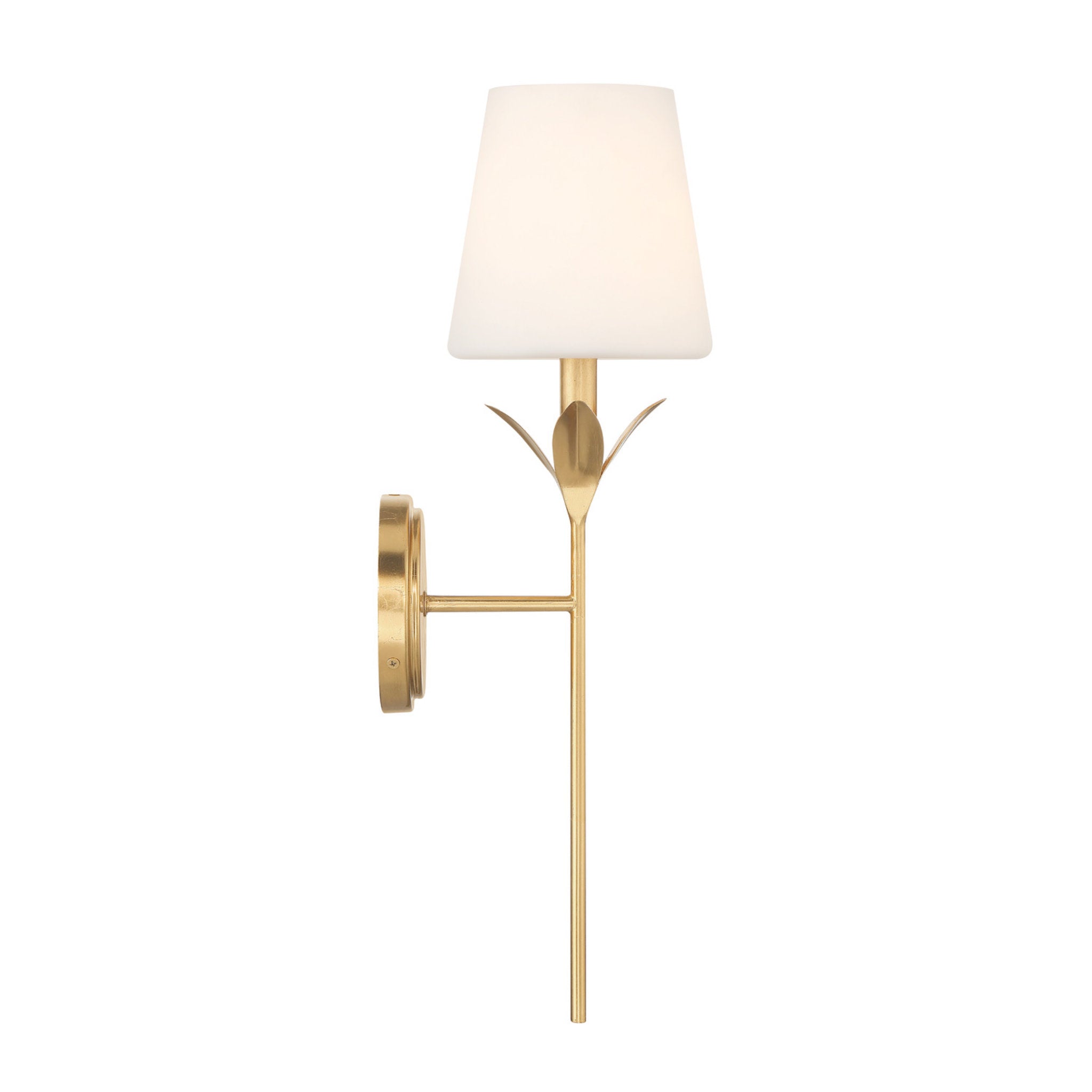 Broche 6'' Antique Gold Sconce Gold 6"W x 21"H x 7.25"D
