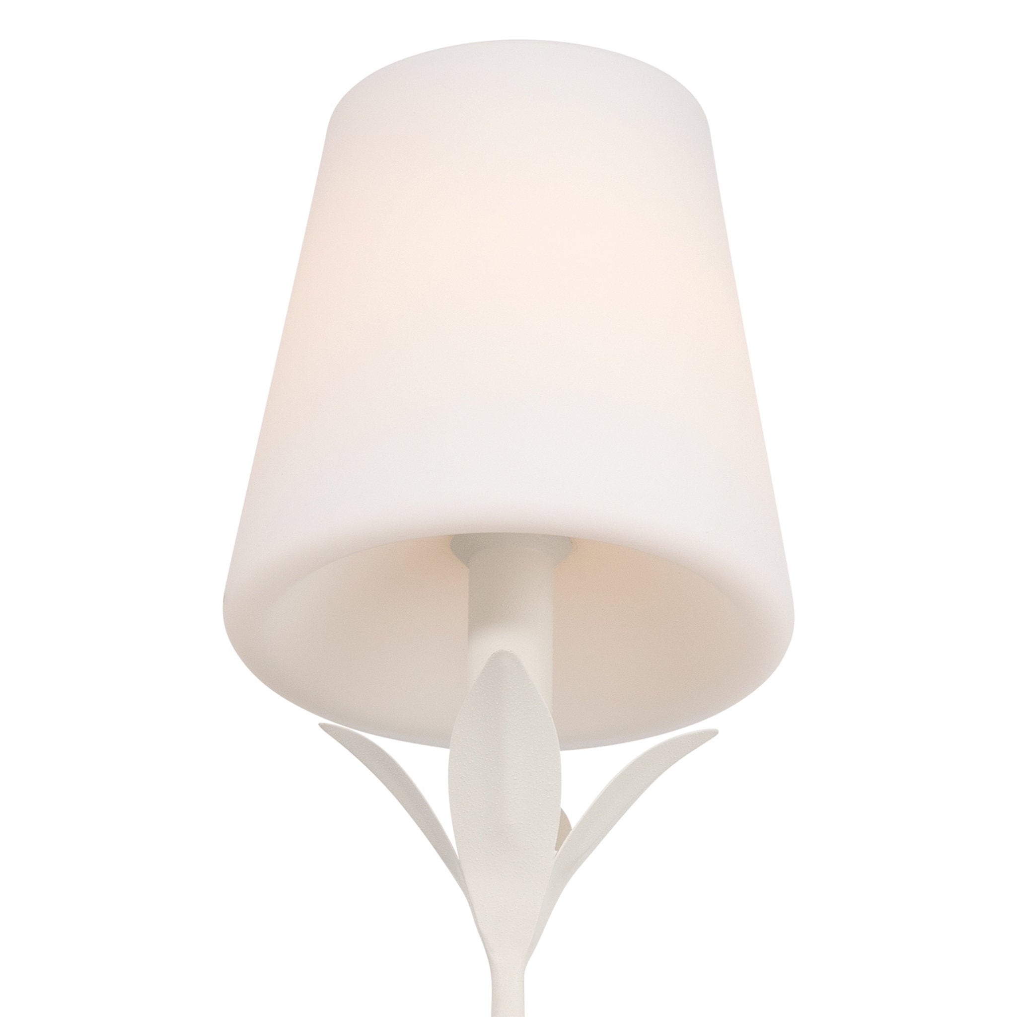 Broche 6'' Matte White Sconce White 6"W x 21"H x 7.25"D