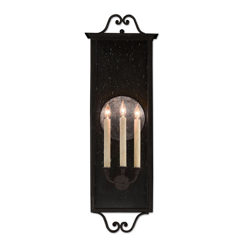 Giatti Large Outdoor Wall Sconce - Midnight