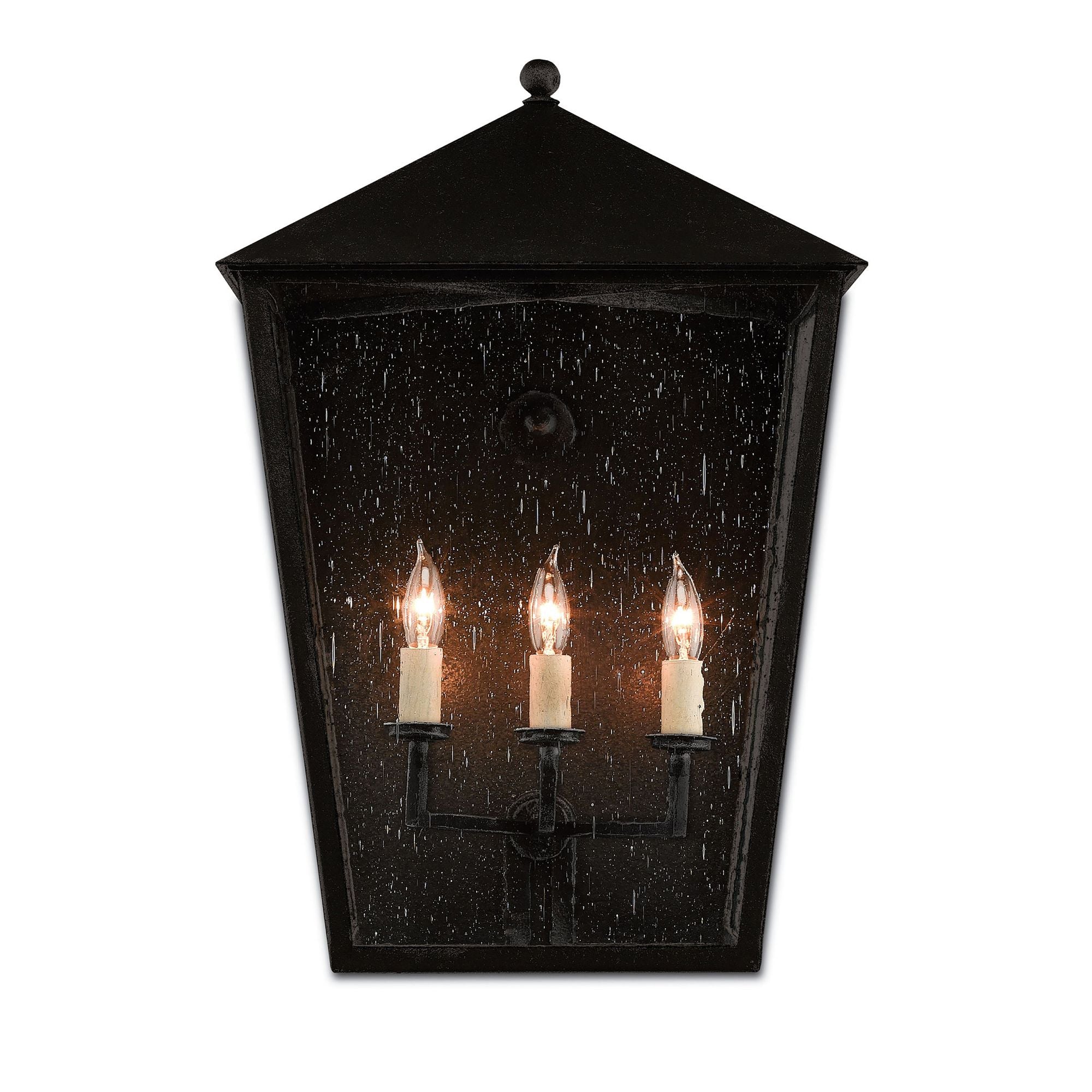 Bening Large Outdoor Wall Sconce - Midnight