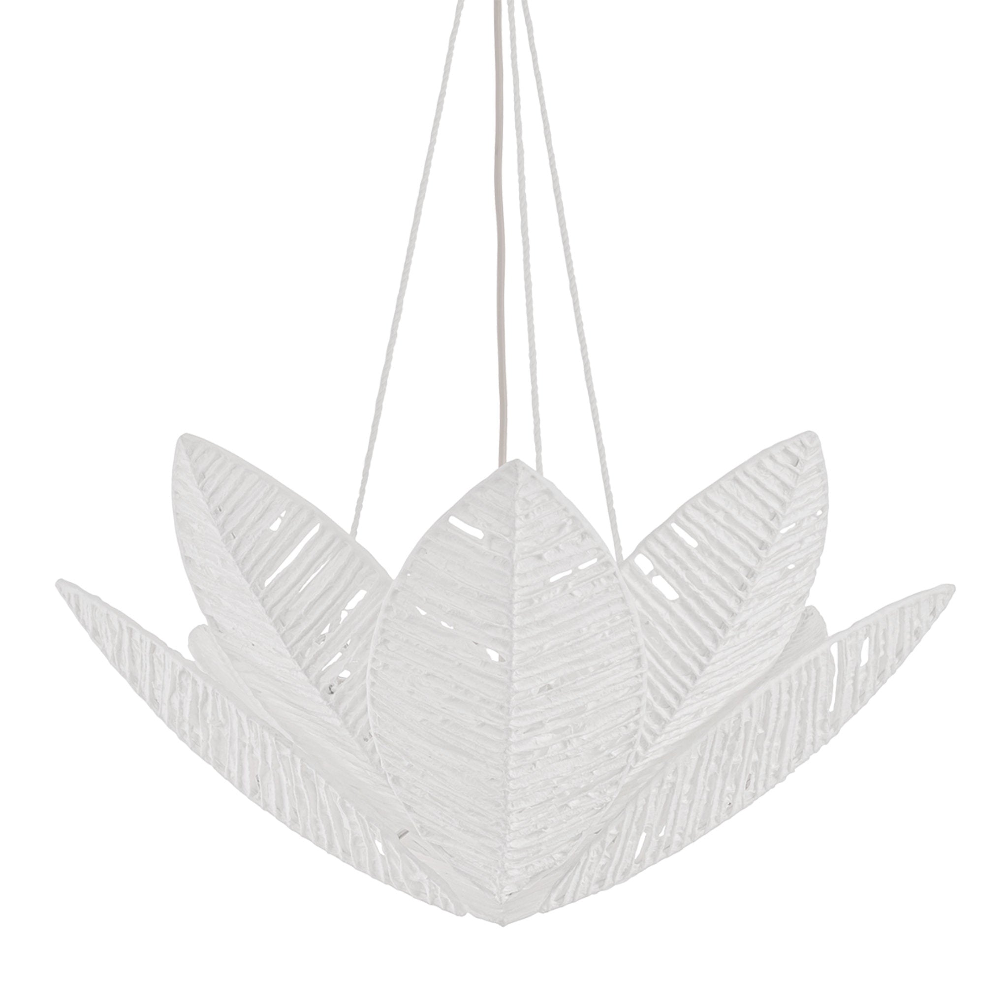 Azores 3-Light Chandelier in Warm Silver Leaf 28W x 10.5H