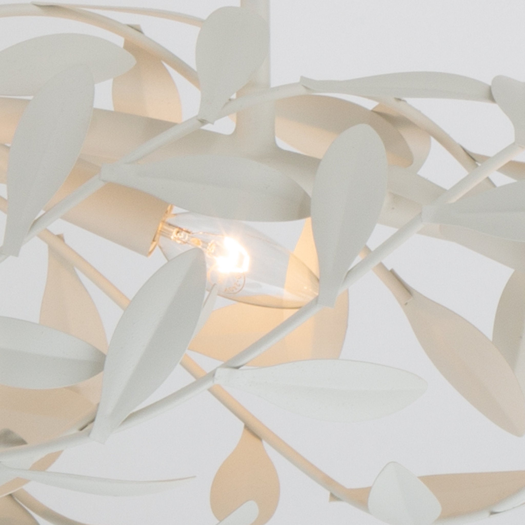 Broche 50.5'' Matte White Linear Chandelier White 50.5"W x 21.5"H x 9"D