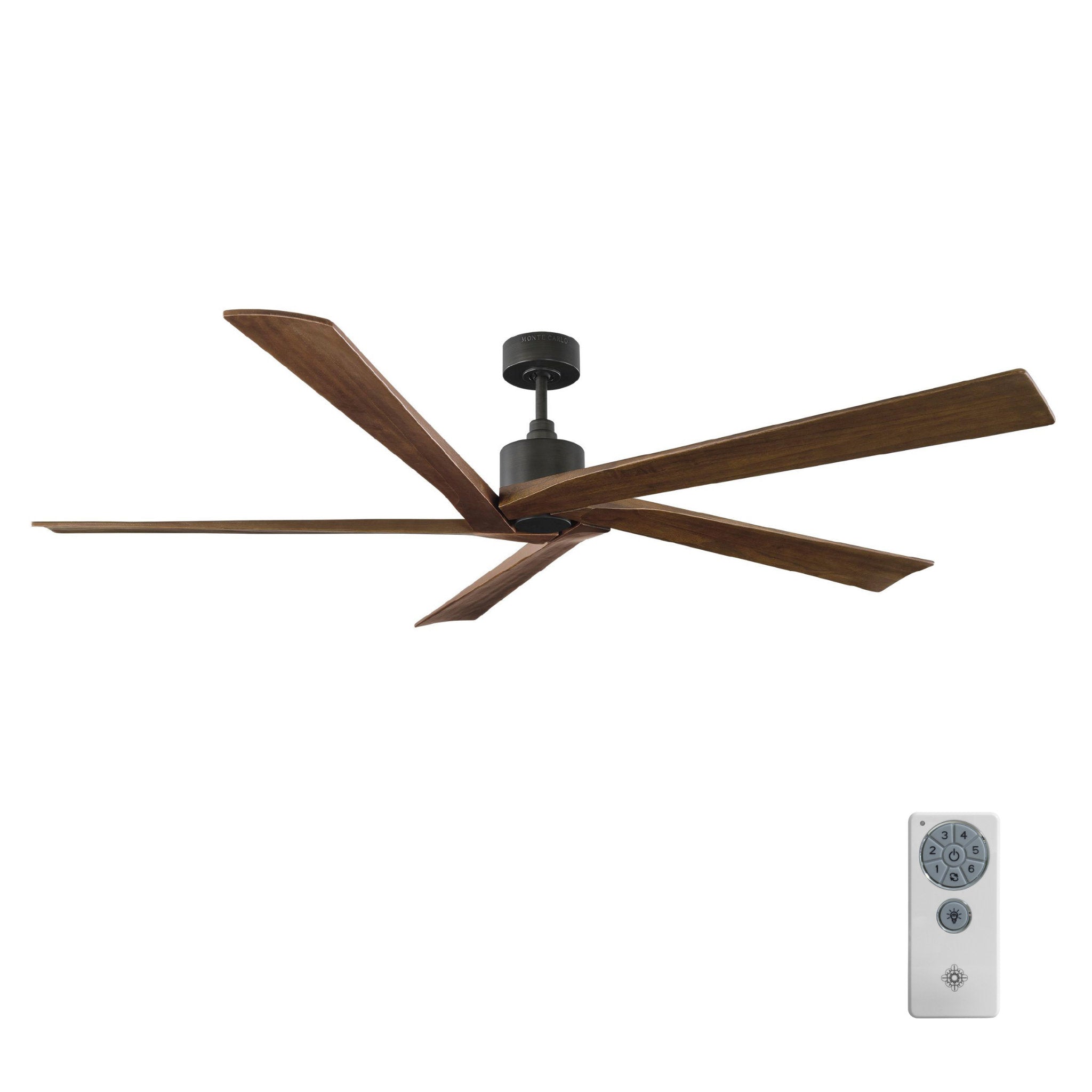 Sean Lavin Aspen 70" Ceiling Fan  in Aged Pewter  w/ Dark Walnut Blade D:70'' H:13 3/32''