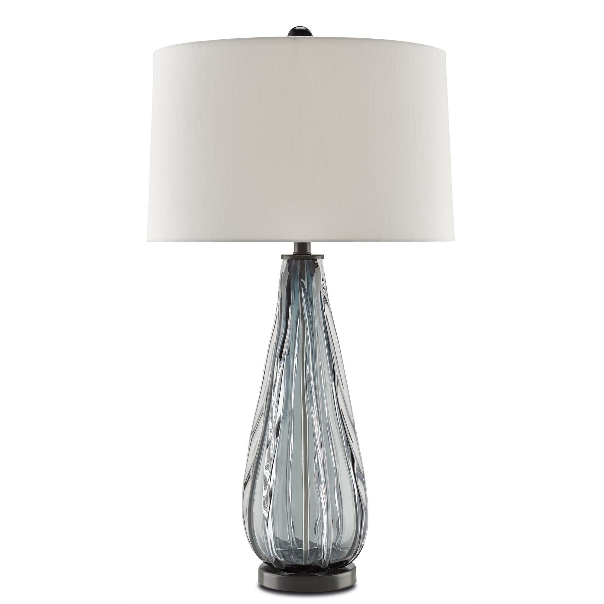 Nightcap Table Lamp - Blue-Gray/Clear/Black