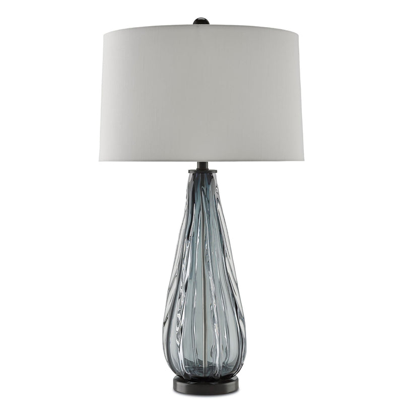 Nightcap Table Lamp - Blue-Gray/Clear/Black