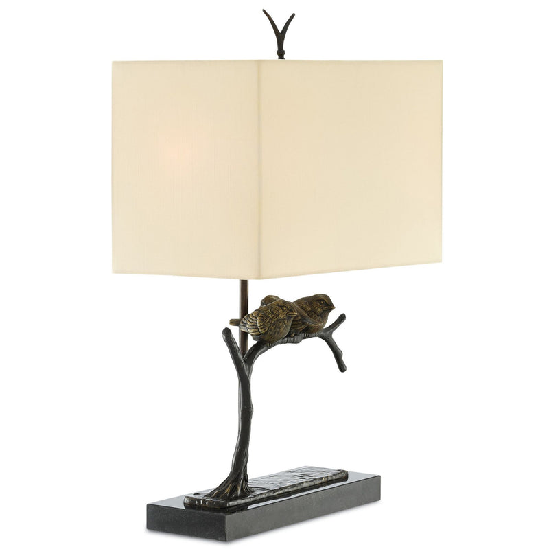 Sparrow Bronze Table Lamp - Bronze/Black