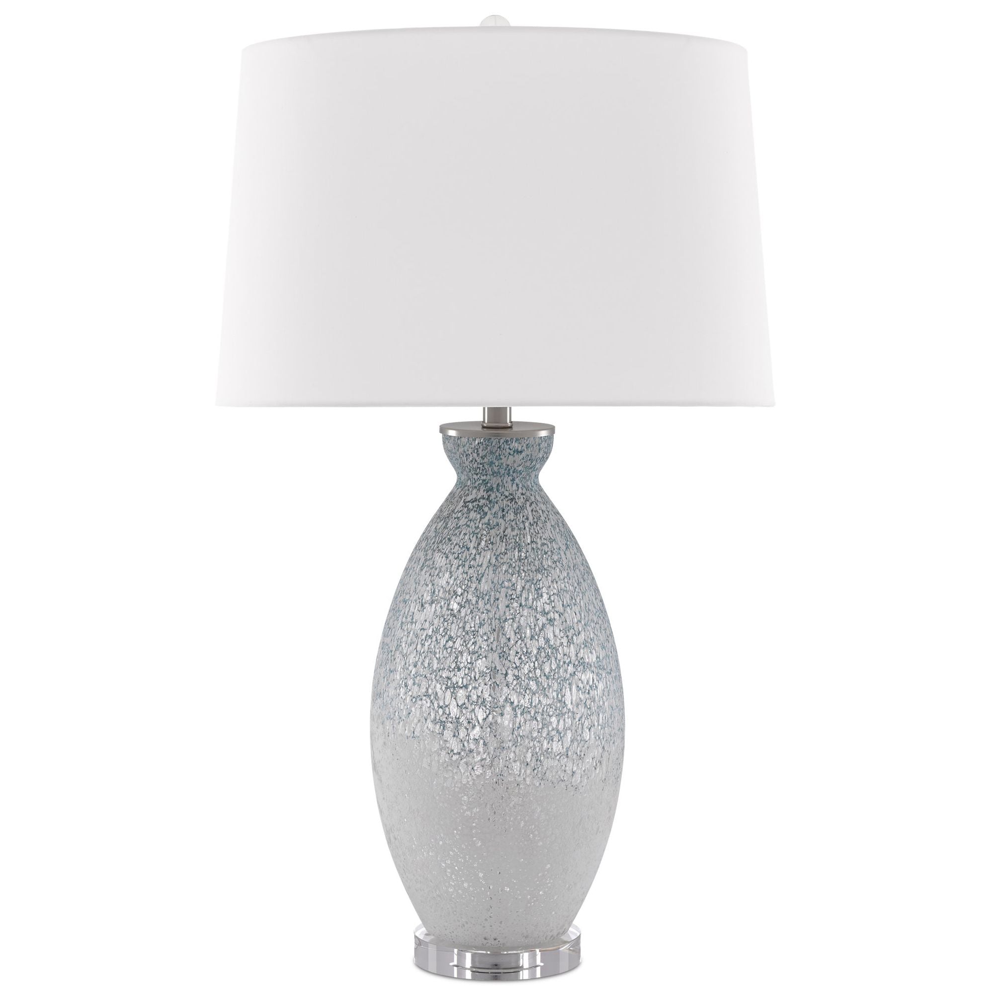 Hatira Table Lamp - Pale Blue/White