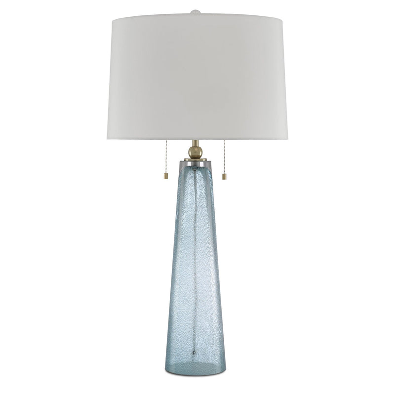 Looke Blue Table Lamp - Blue/Brass