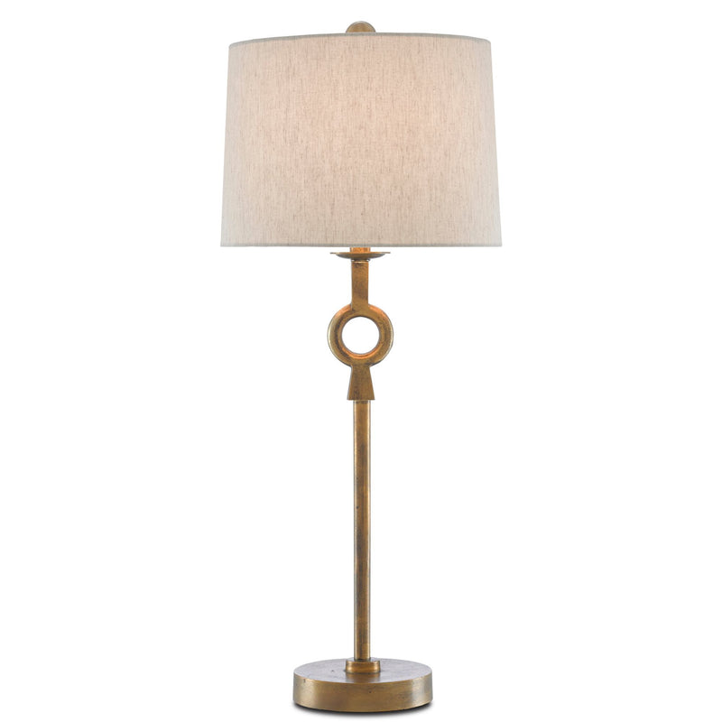Germaine Brass Table Lamp - Antique Brass