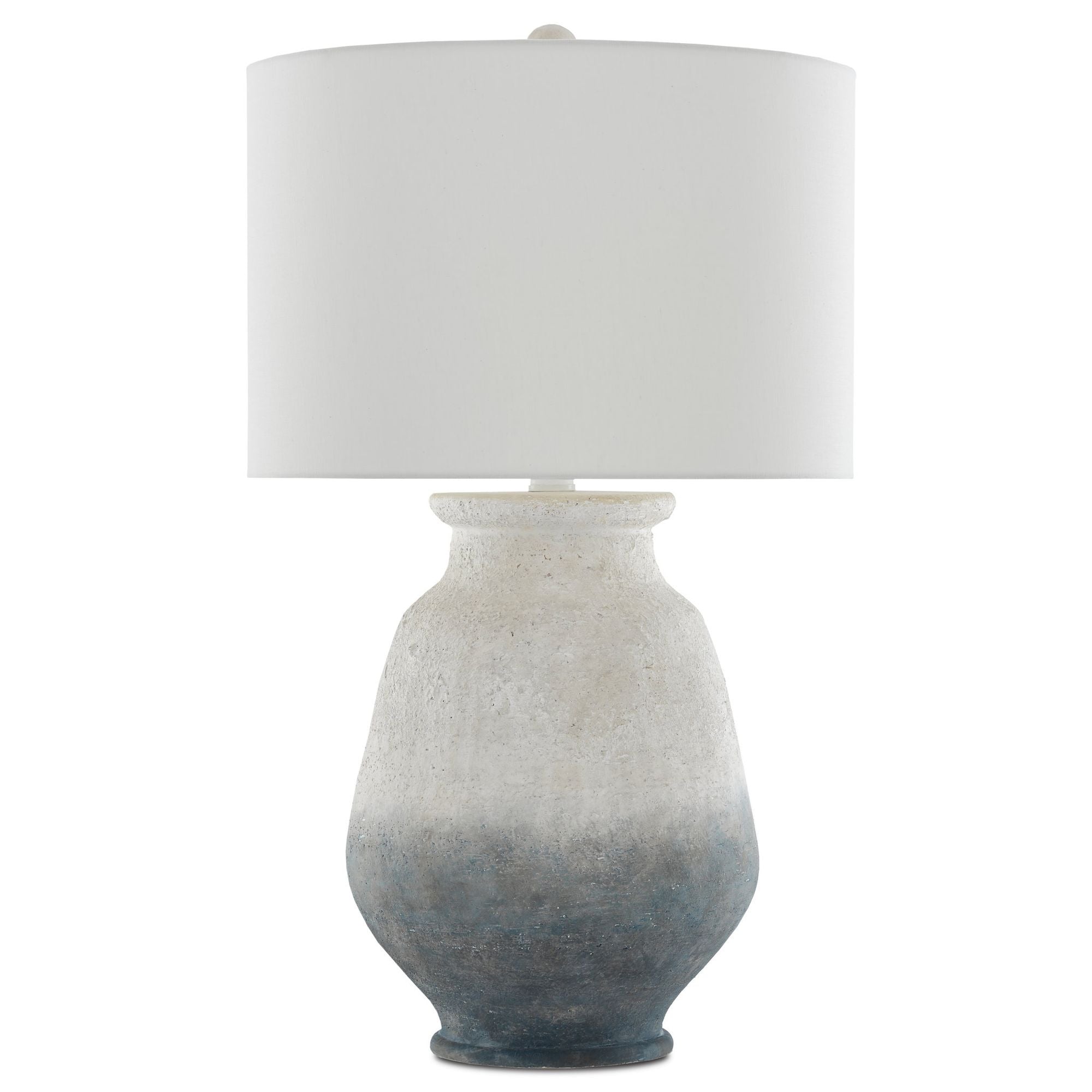 Cazalet Table Lamp - Ash Ivory/Blue/Acrylic White