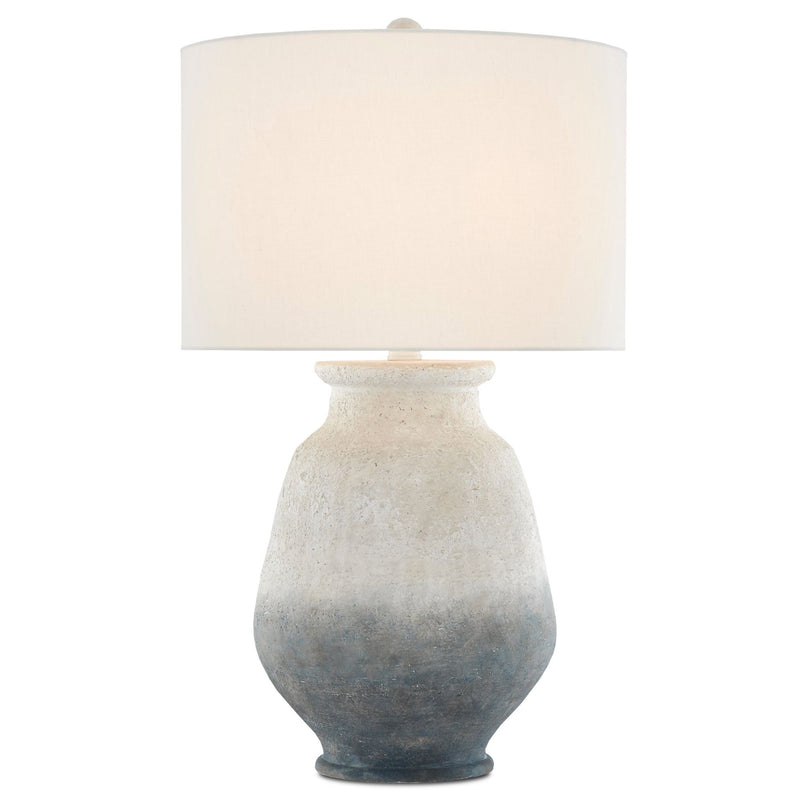 Cazalet Table Lamp - Ash Ivory/Blue/Acrylic White