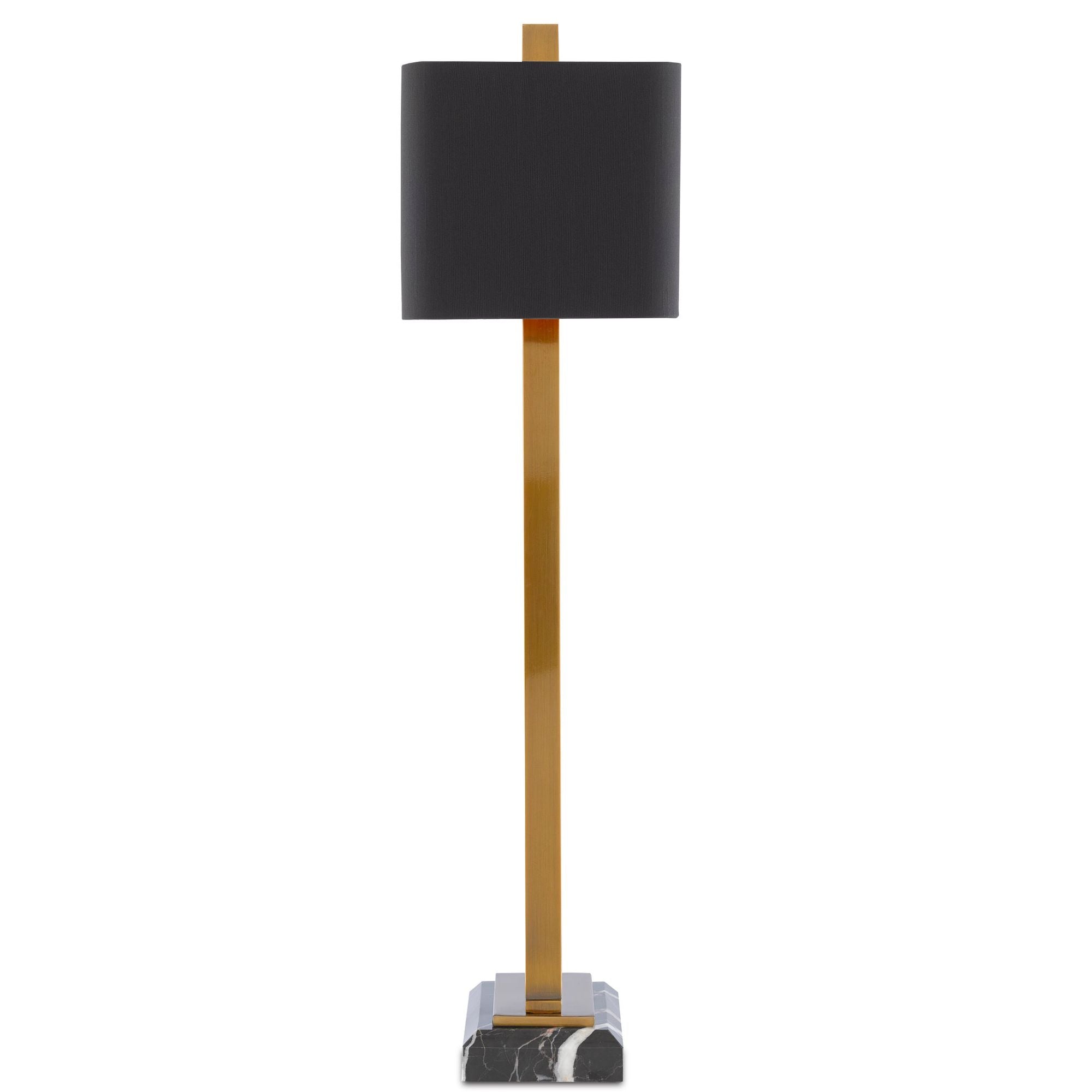 Adorn Large Brass Table Lamp - Antique Brass/Black