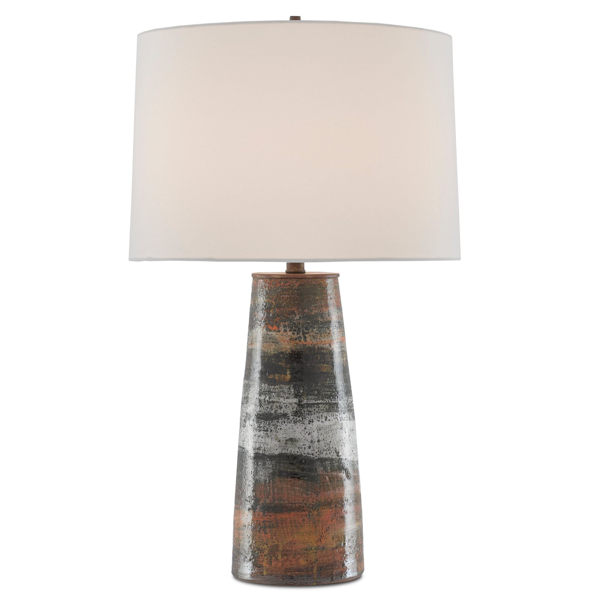Zadoc Table Lamp - Terracotta/Natural/Cloud/Black