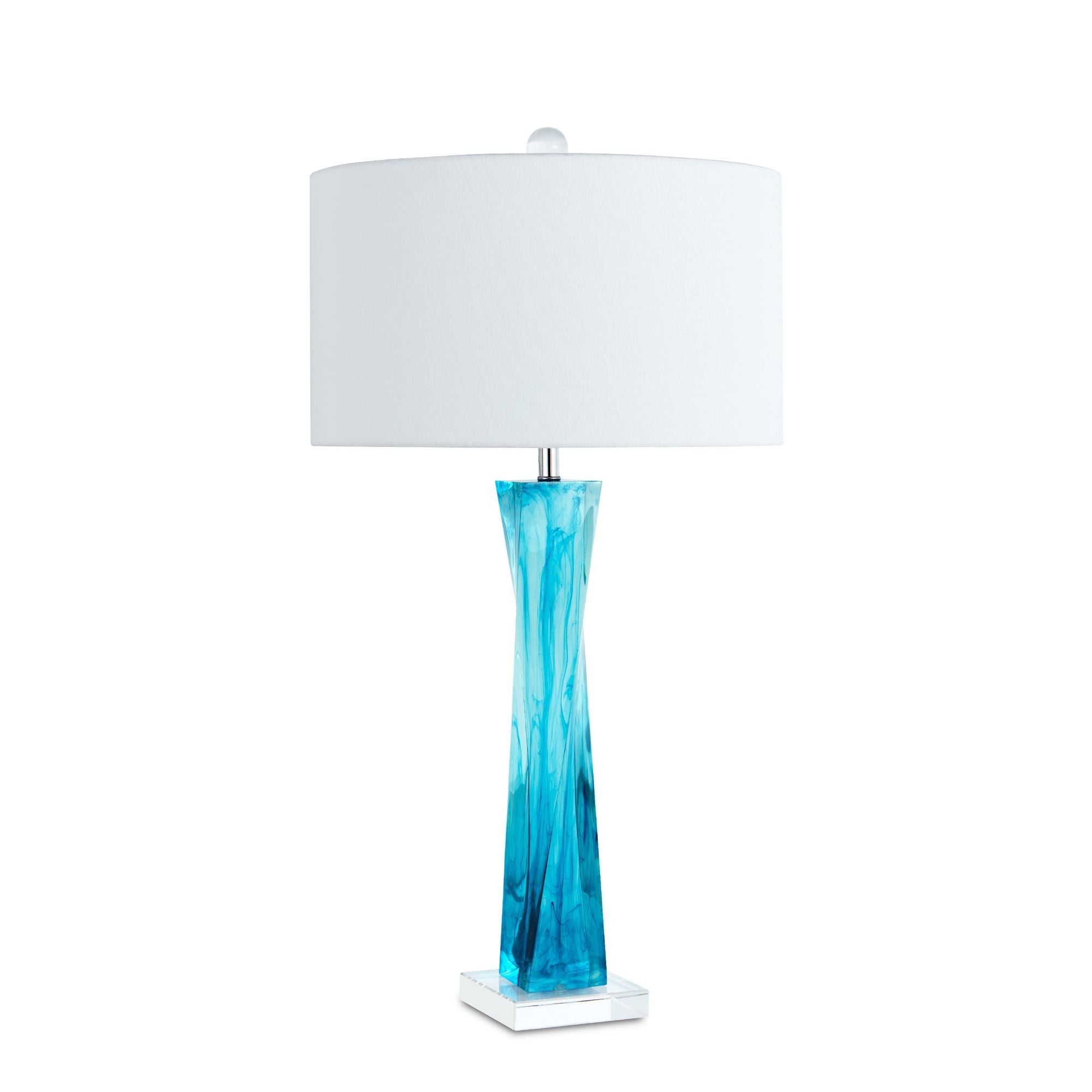 Chatto Blue Table Lamp - Transparent Blue