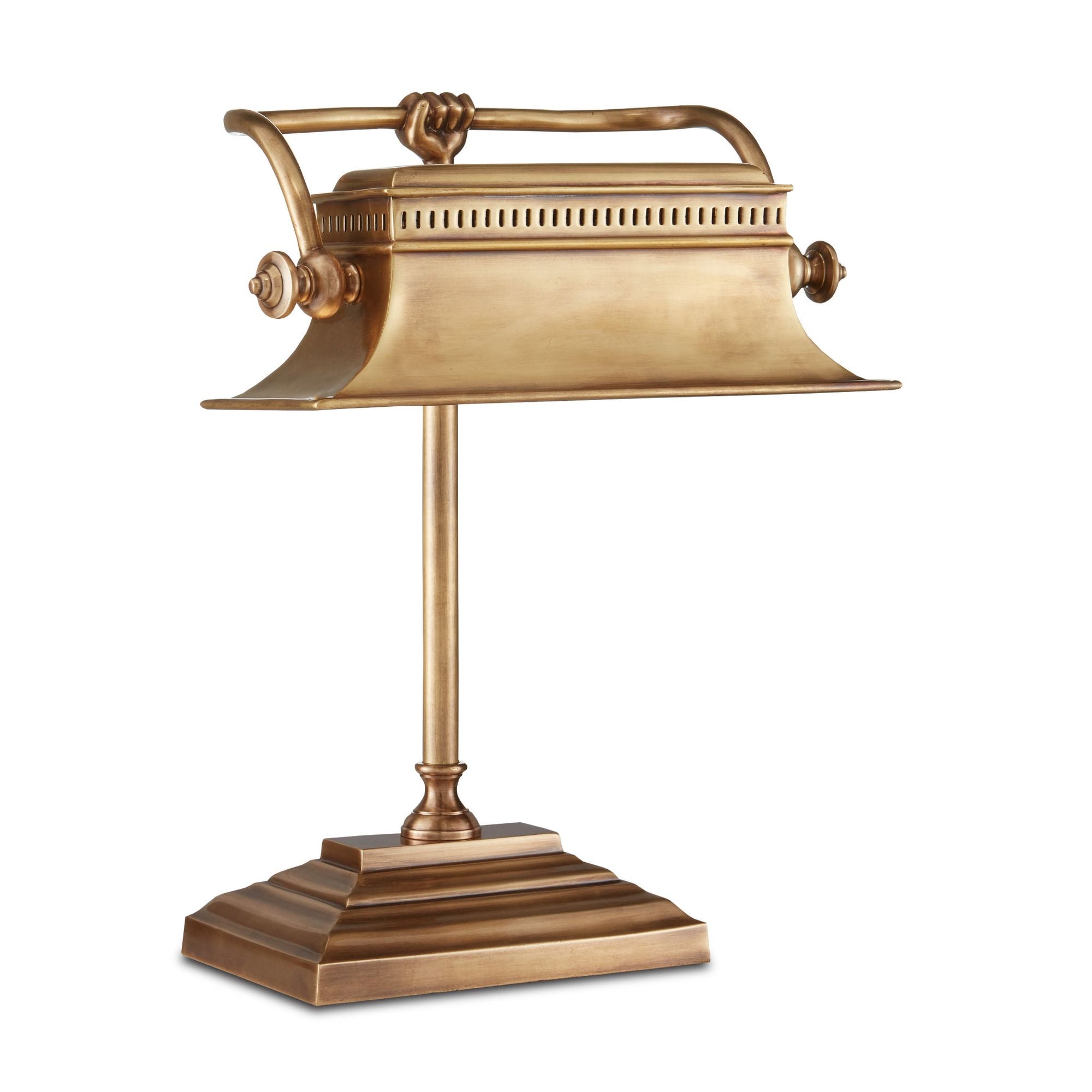 Malvasia Brass Desk Lamp - Vintage Brass