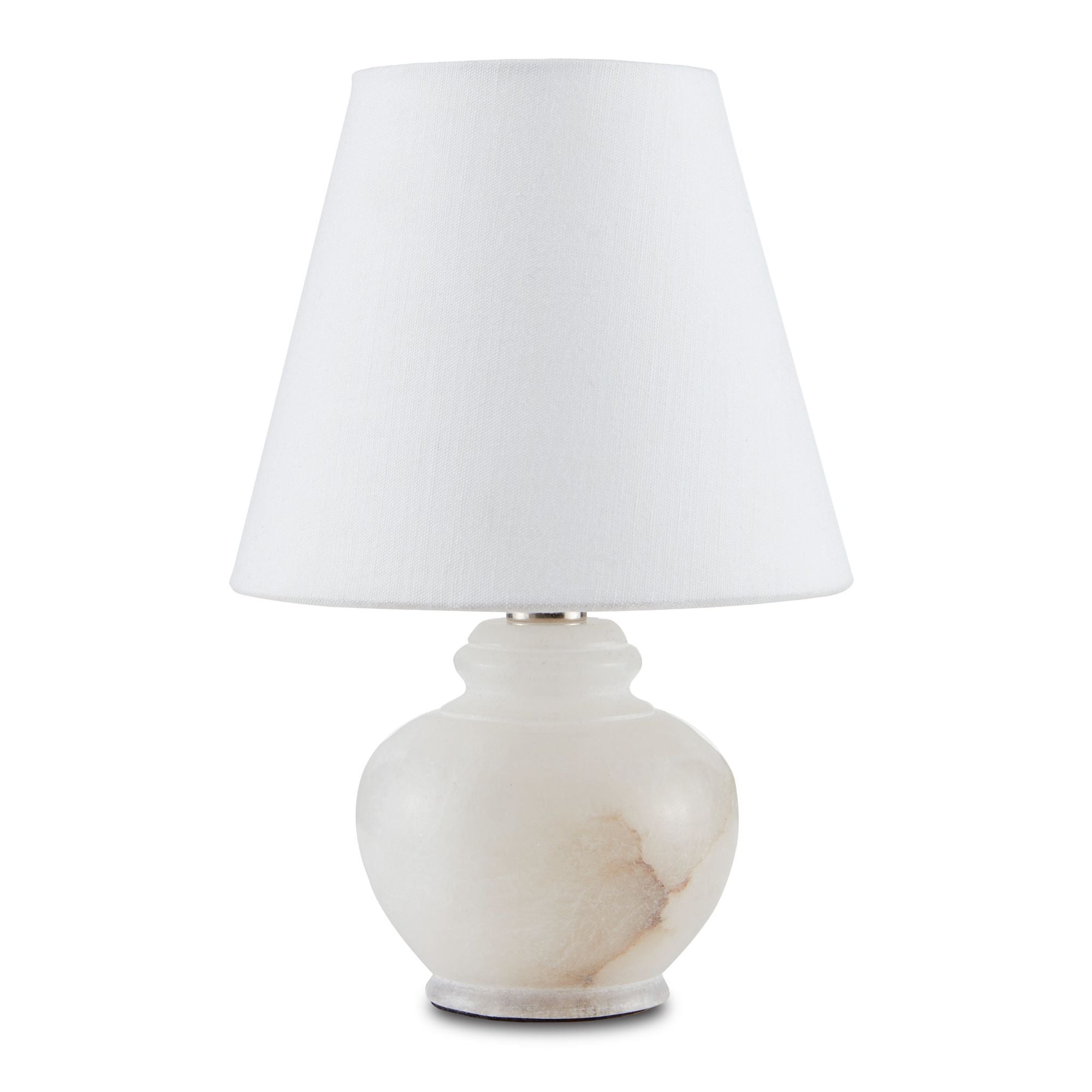 Piccolo White Mini Table Lamp - Natural/Alabaster