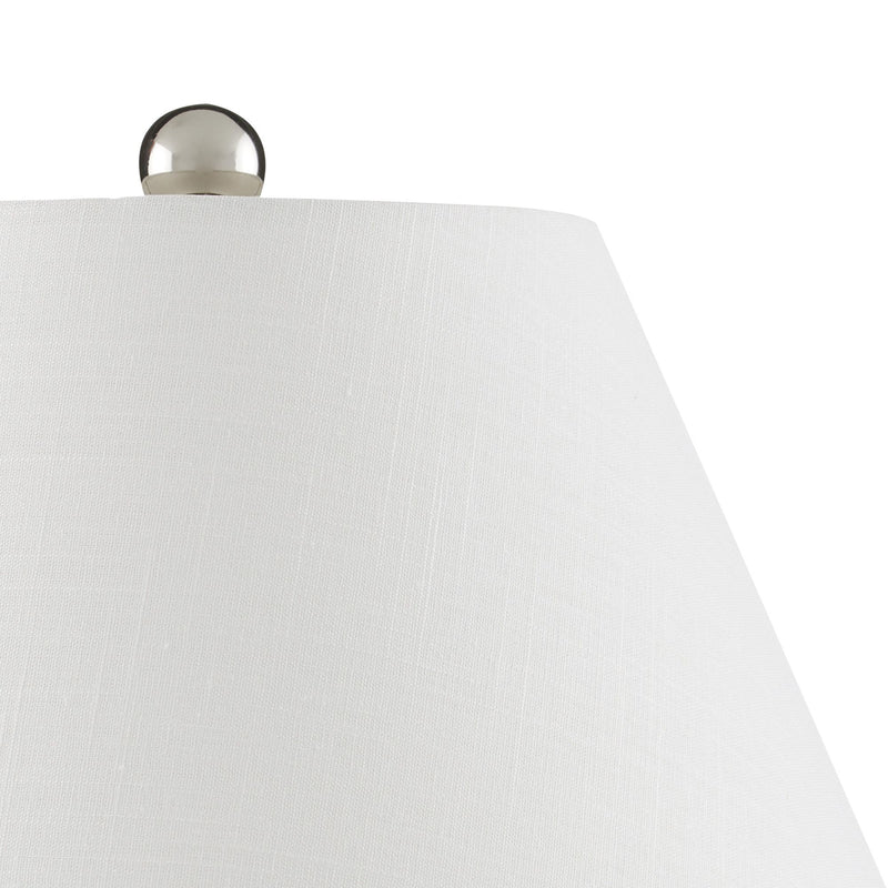 Oculus White Table Lamp - Off-White/Brown/Green