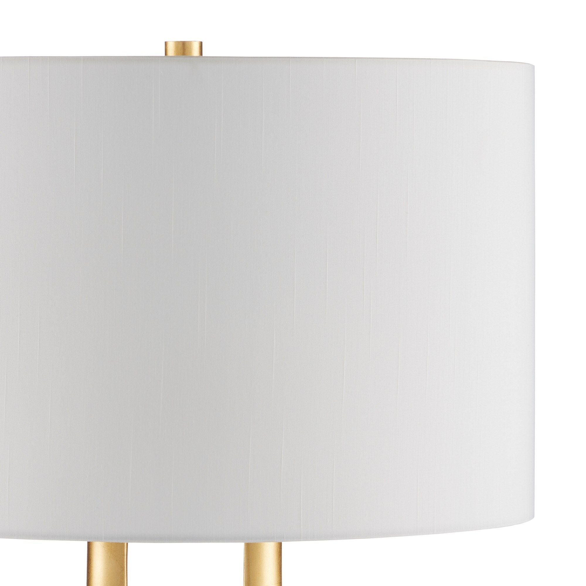 La Porta Gold Table Lamp - Contemporary Gold Leaf/Black