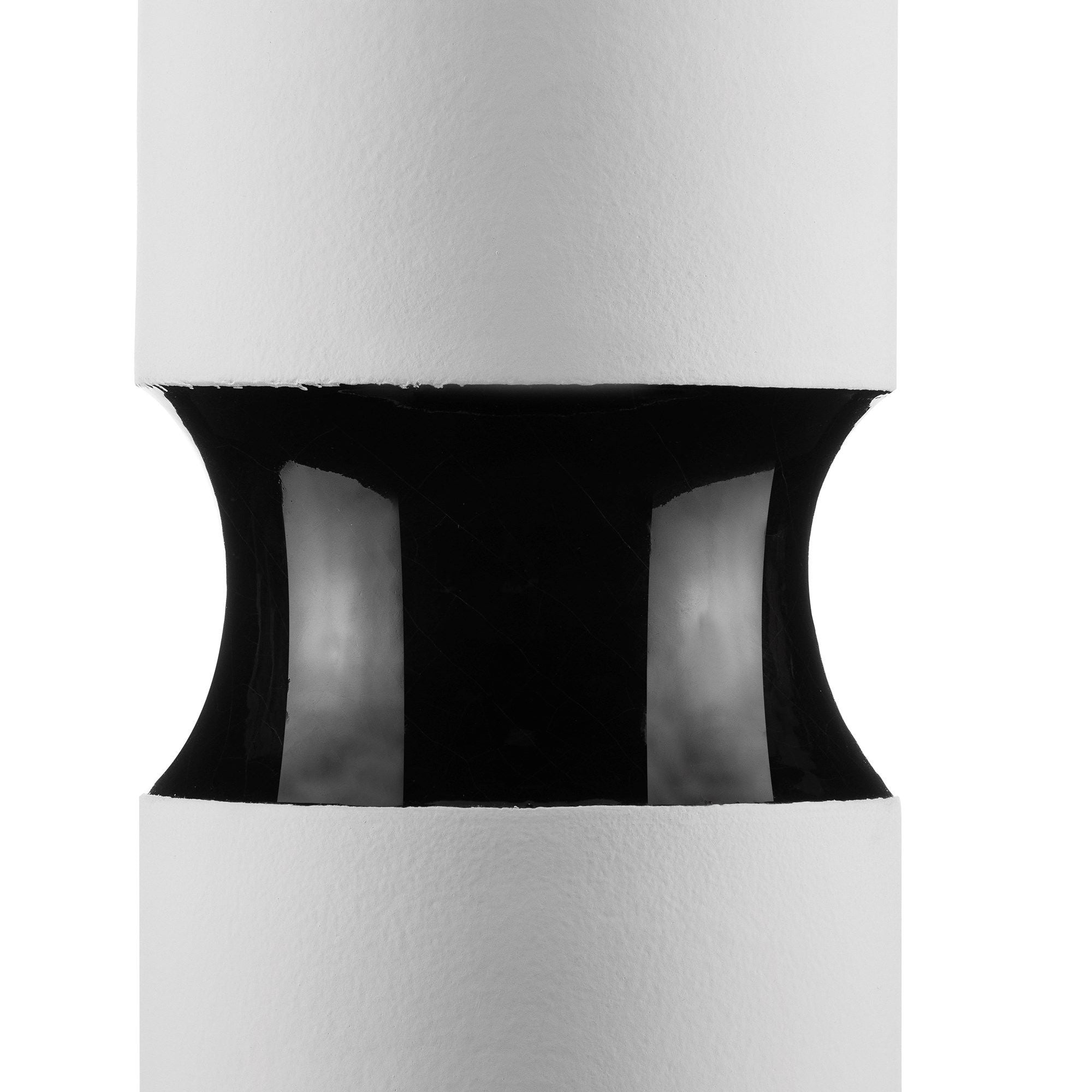 Althea Black & White Table Lamp - Off White/Black