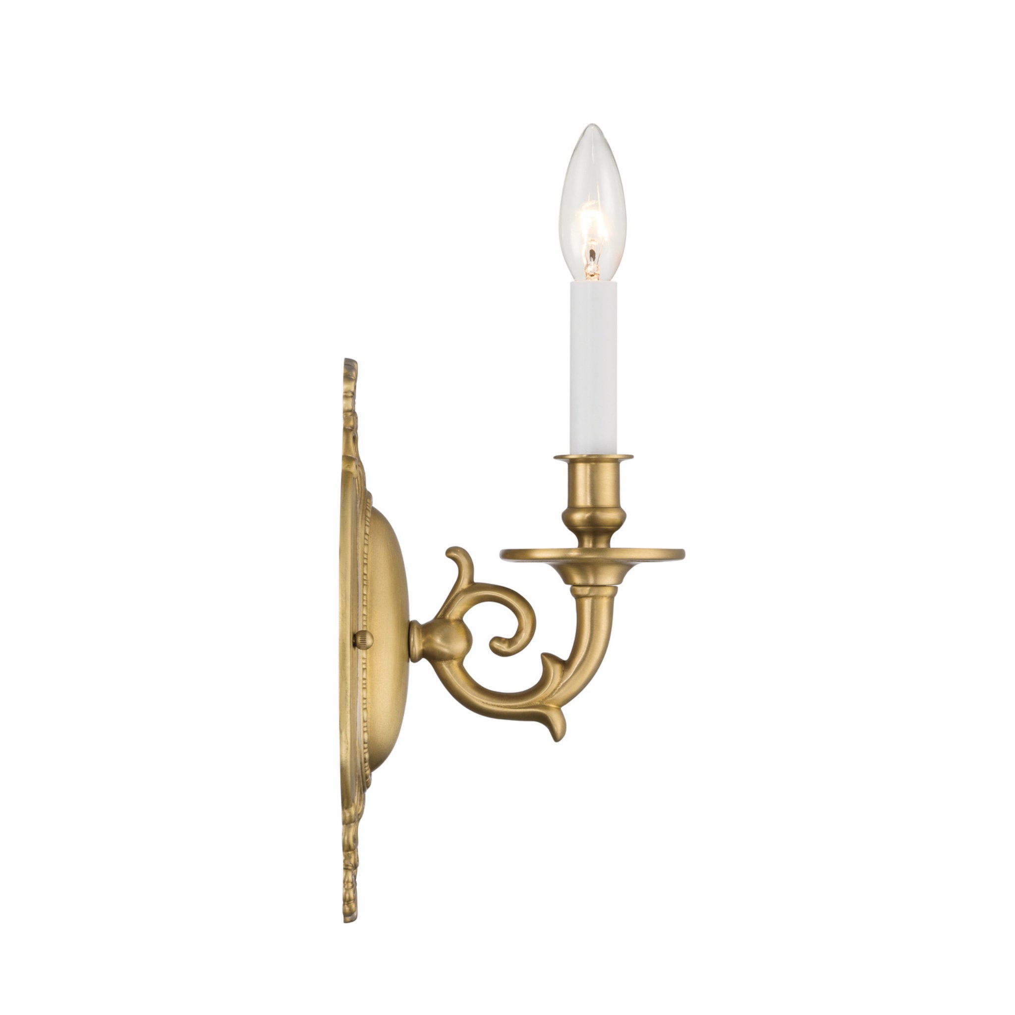 Milford 4.25'' Aged Brass Sconce Gold 4.25"W x 11.5"H x 6.25"D