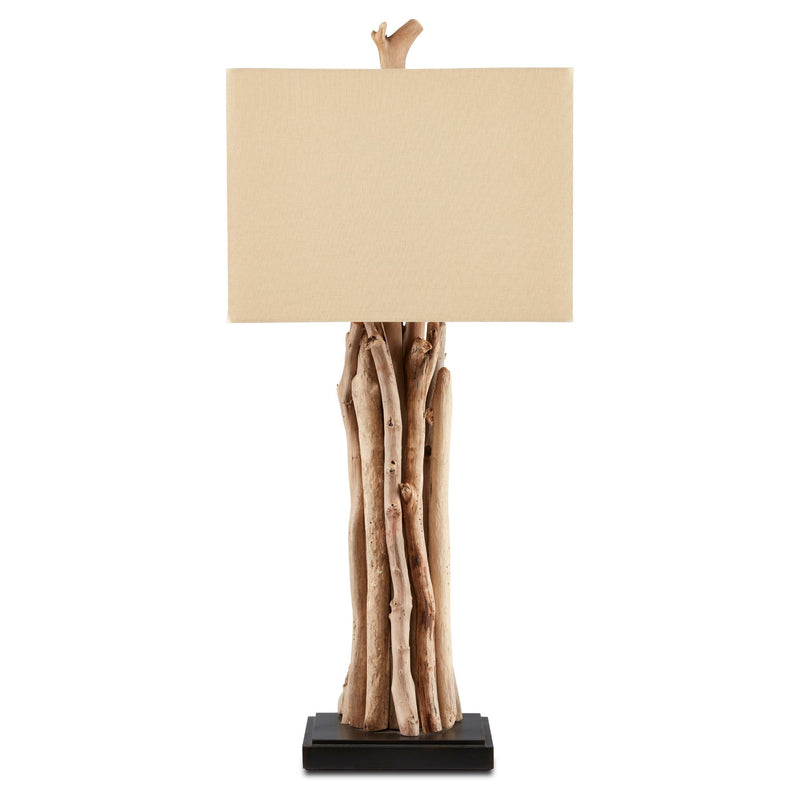 Driftwood Table Lamp - Natural/Old Iron